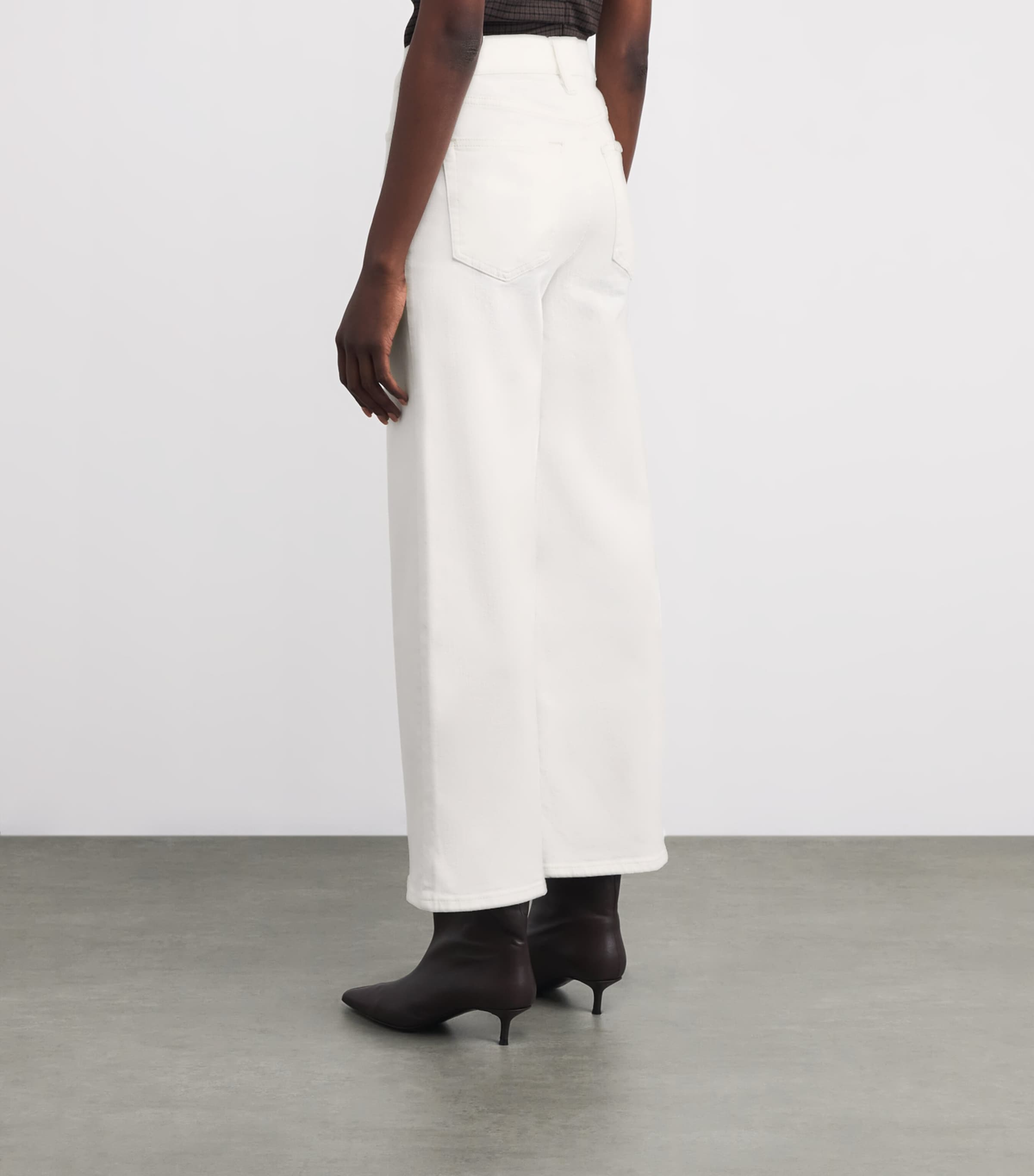 Le Pixie Slim Palazzo Wide-Leg Jeans AUCL AU NATURAL Image 4