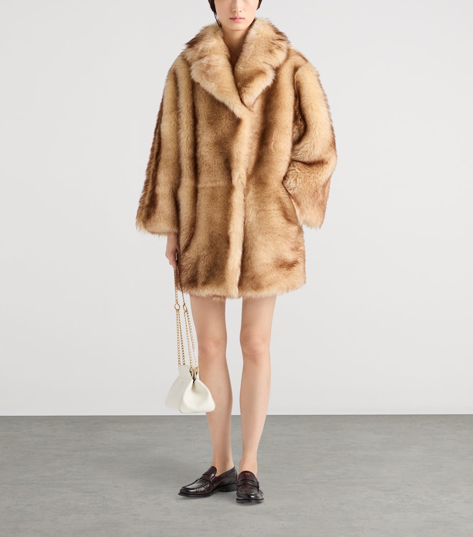 Shearling Caban Jacket F0151 Image 2