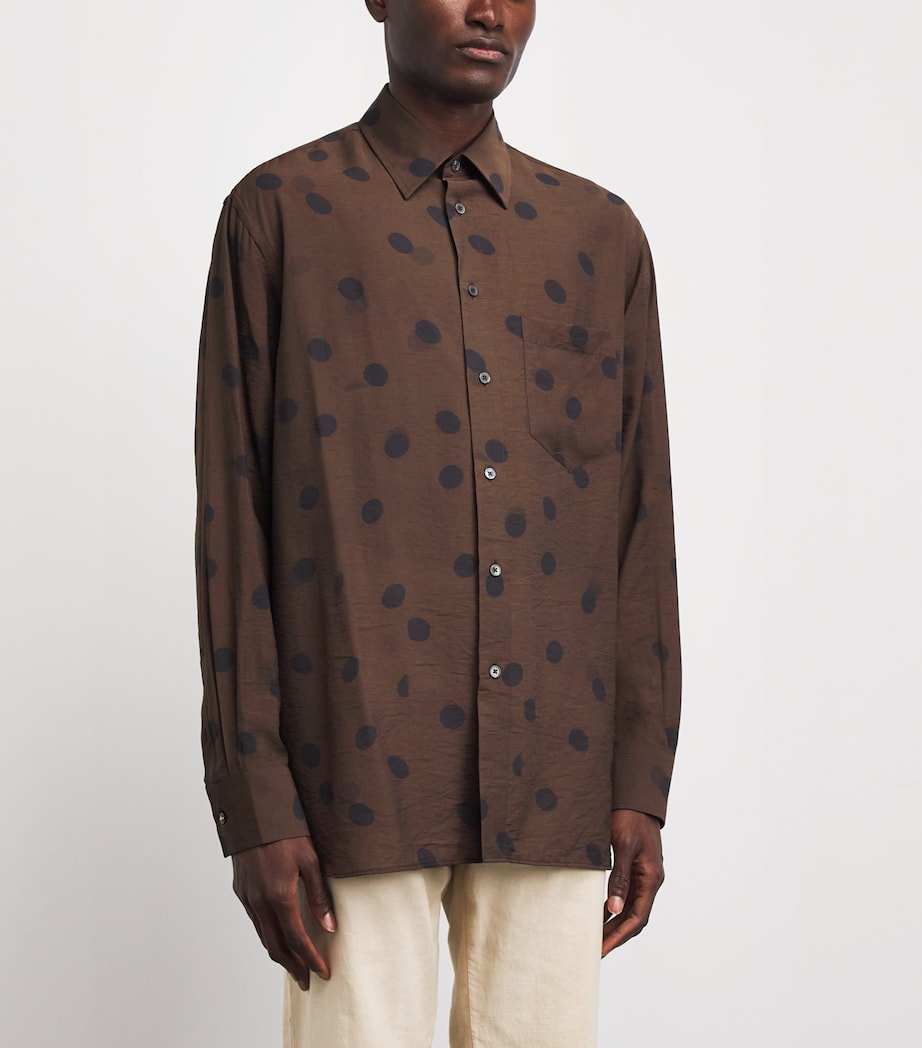Paul Smith Mens Polka-Dot Shirt Image 4