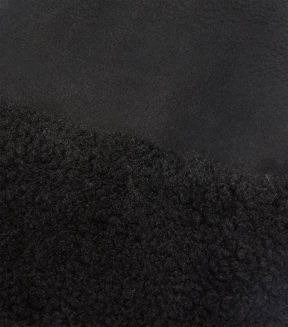 Sheepskin Buggy Mittens NOIR Image 2