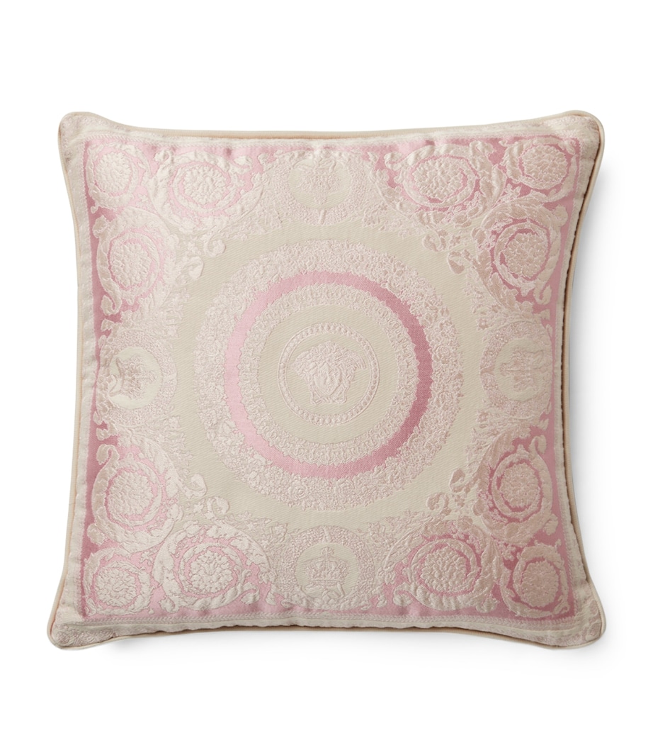 Silk-Blend Crete de Fleur Cushion (45cm x 45cm) 2PN60 ROSE Image 2