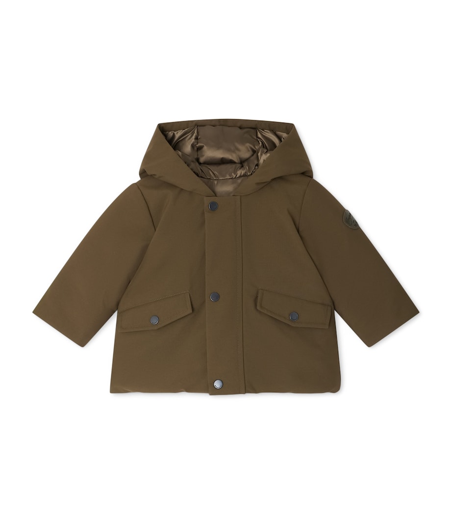 Water-Repellent Hooded Parka (12-18 Months) KAKI FONCE Image 1