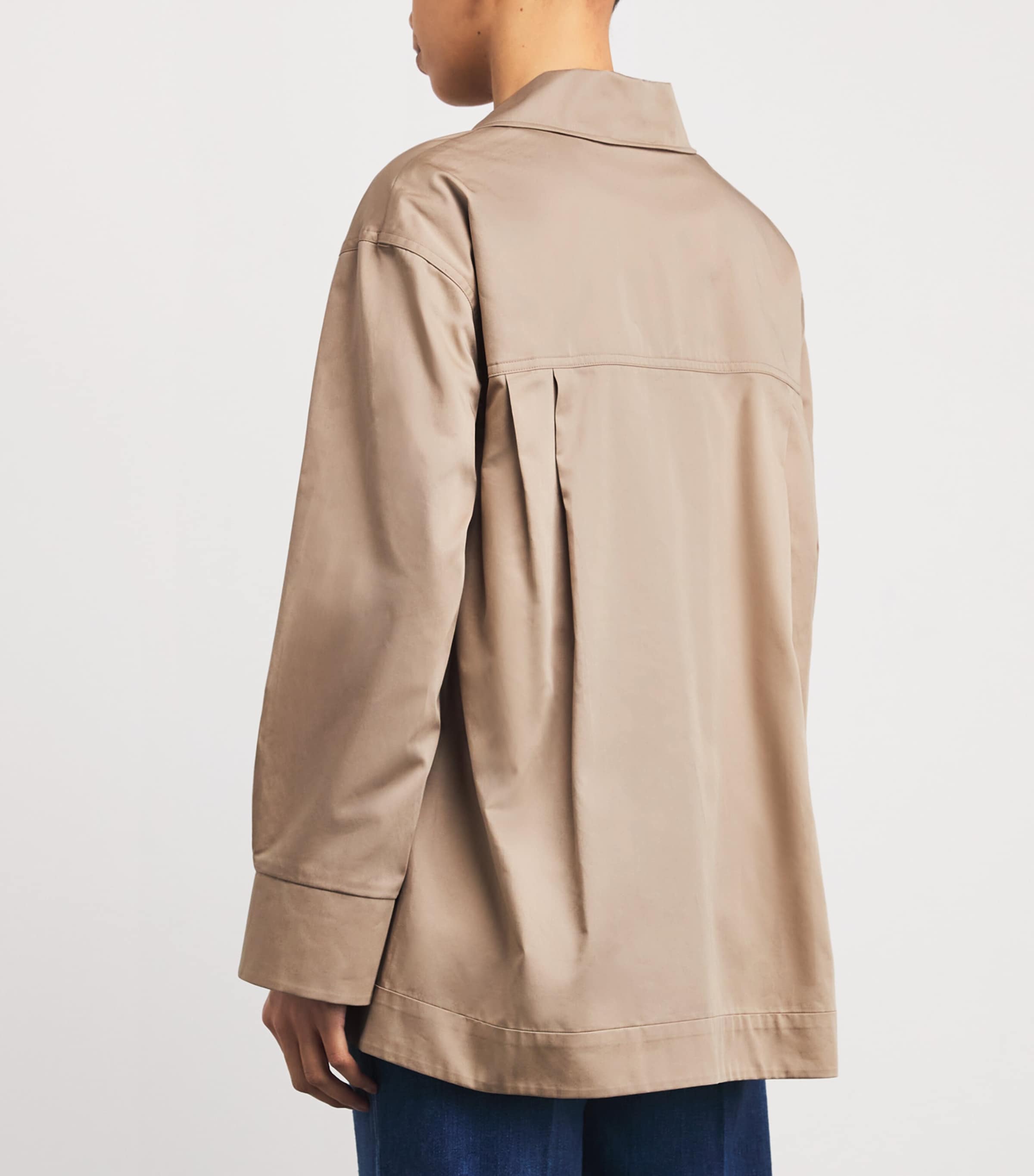 Cotton Shirt 012 BEIGE Image 4