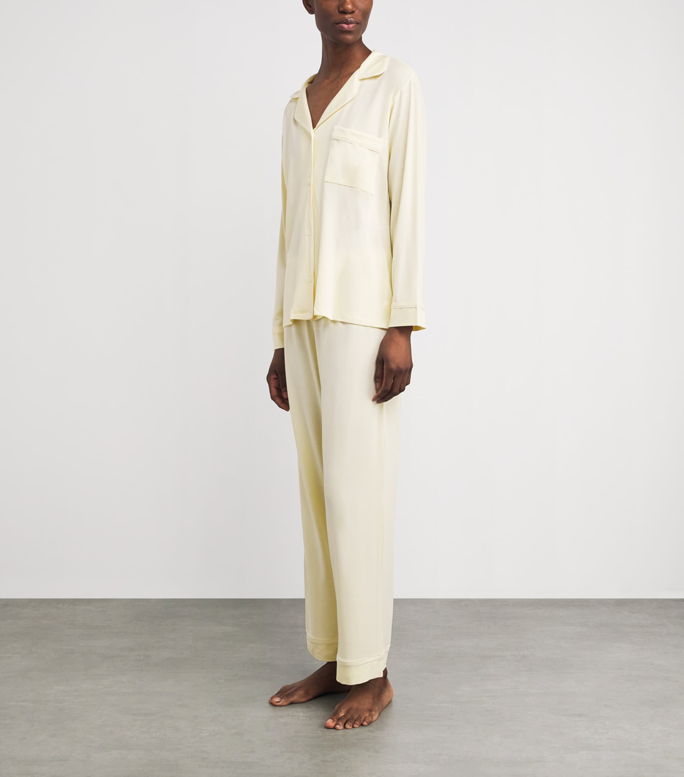 Eberjey Womens Gisele Pyjama Set Bciv Buttercrea Image 2