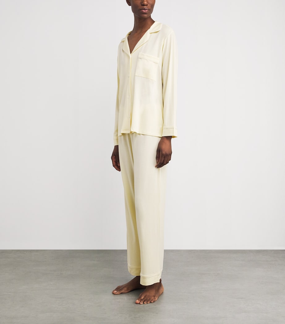 Eberjey Womens Gisele Pyjama Set Bciv Buttercrea Image 2