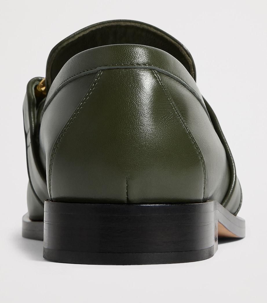Bottega Veneta Leather Astaire Loafers Image 4