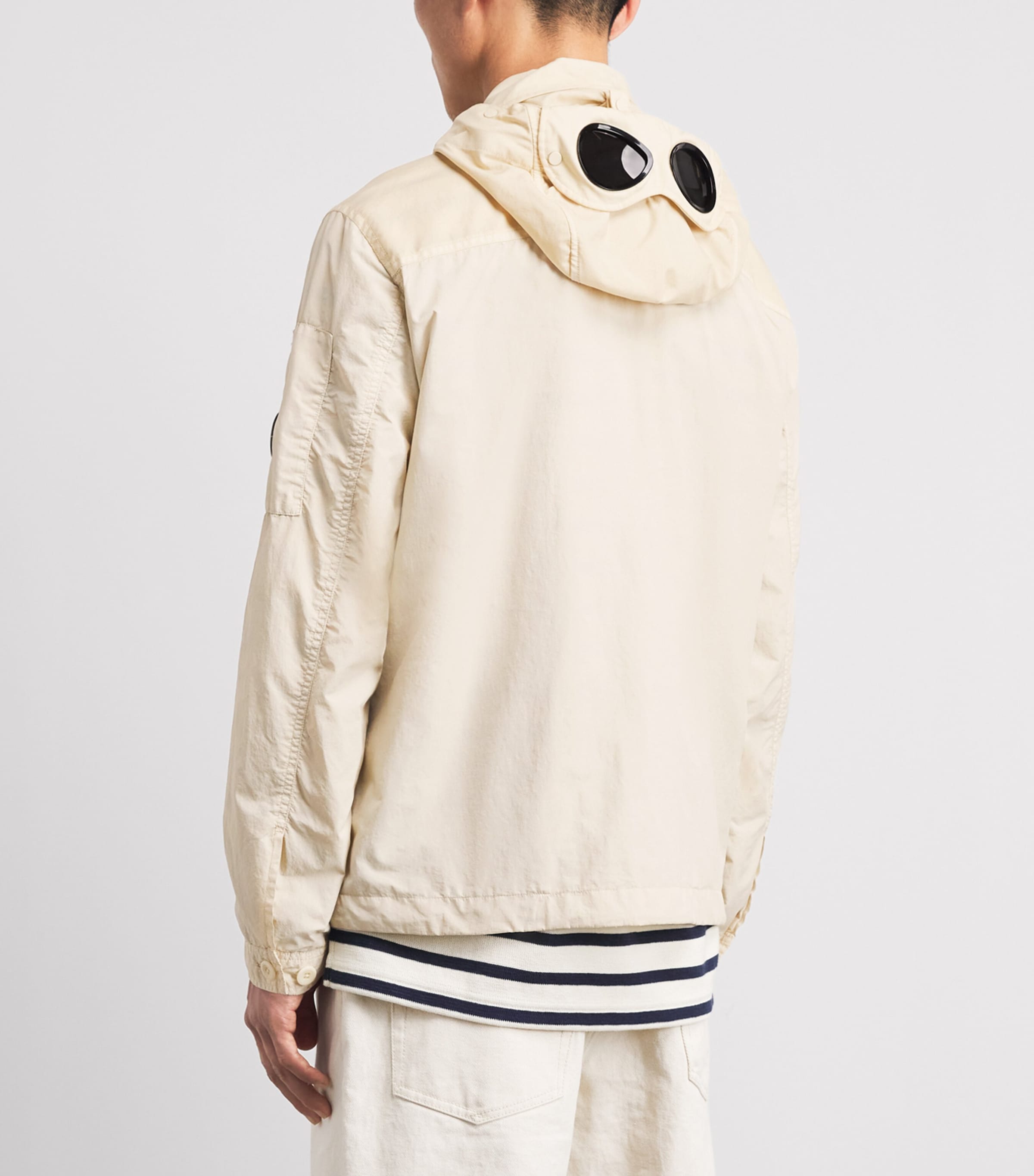 C.P. Company Mens Flatt Goggle Jacket Frozen Dew Image 5