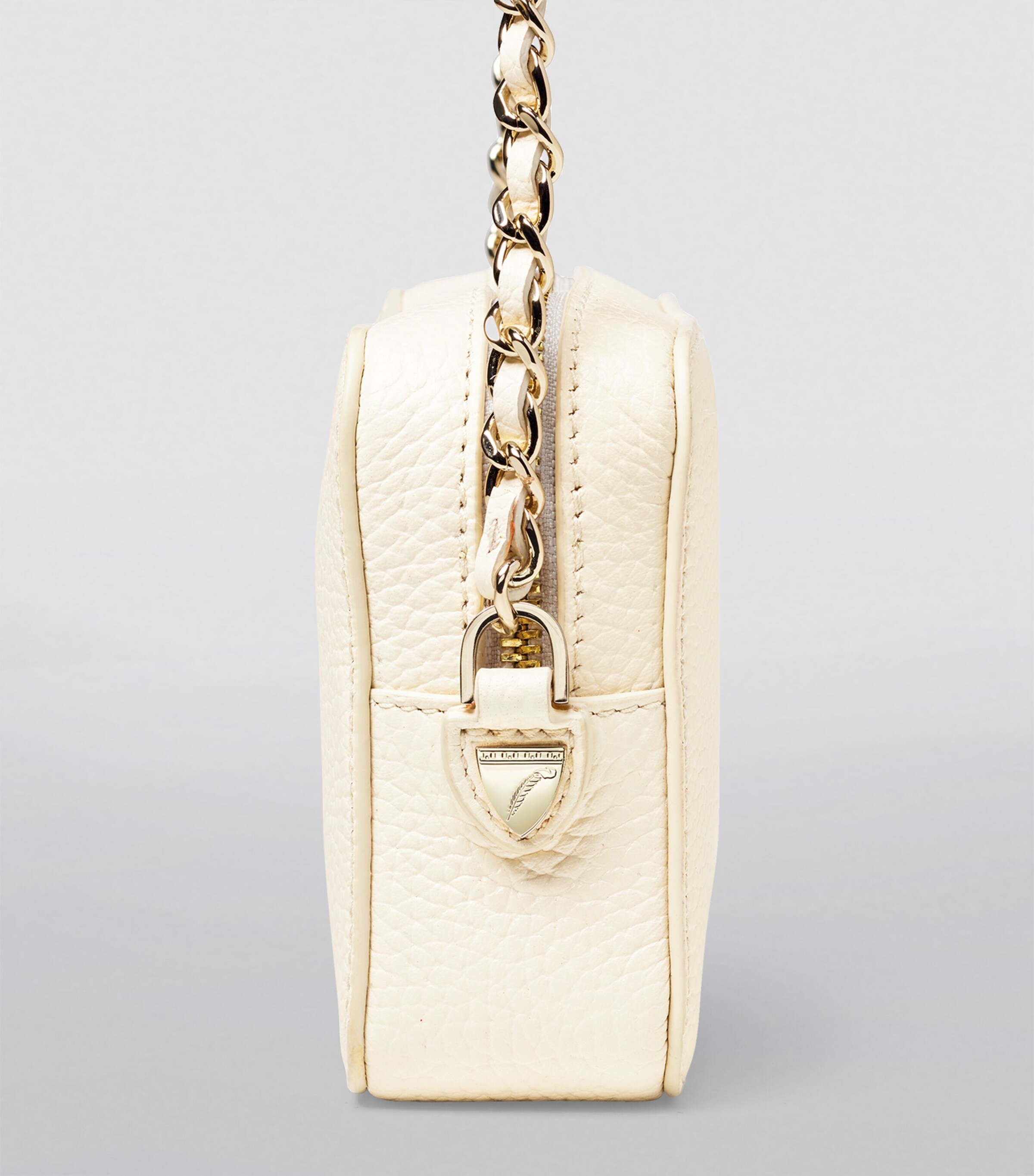 Aspinal Of London Leather Milly Cross-Body Bag Ivory Image 5