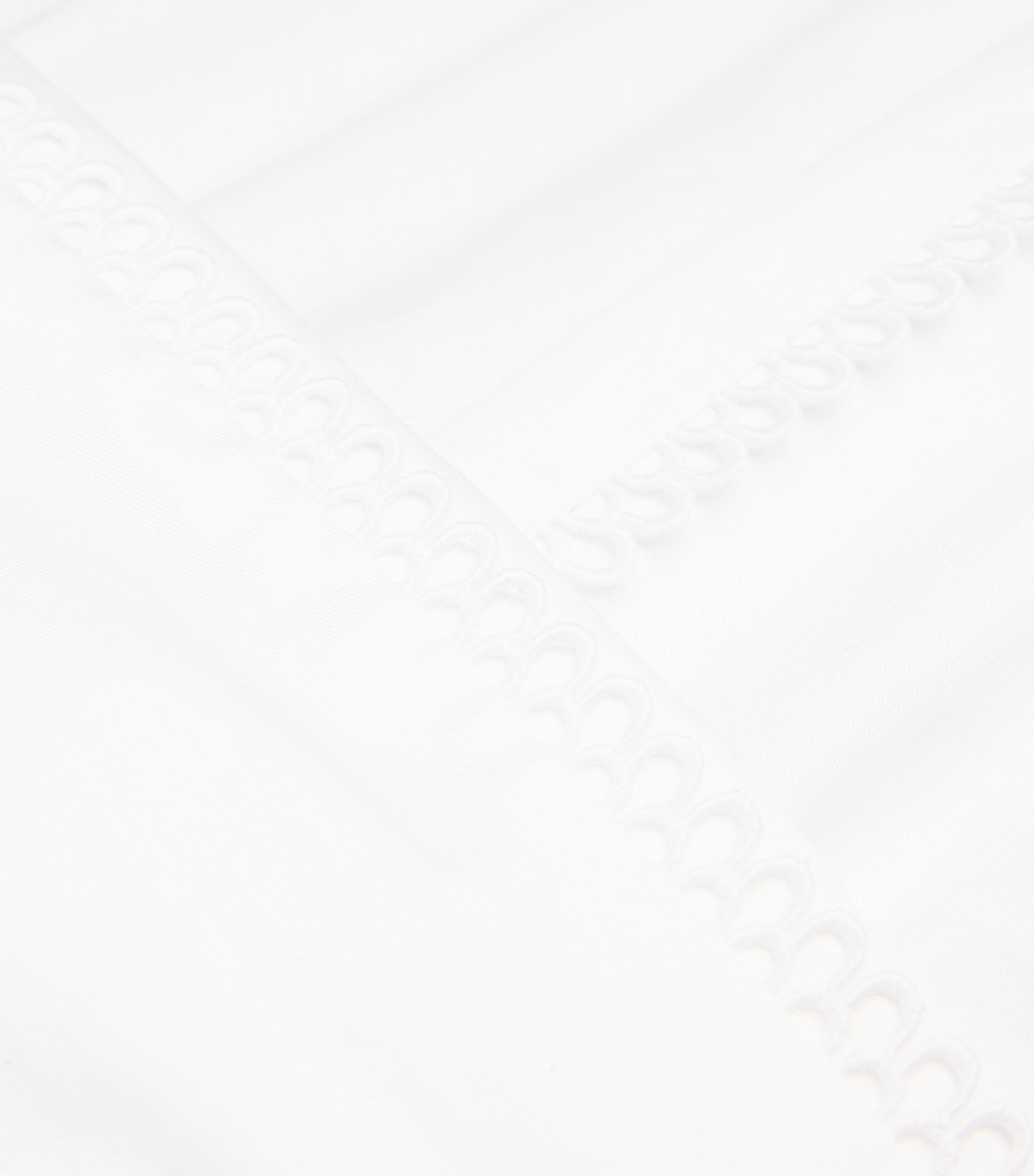 ME+EM Womens Cotton Scalloped Shirt Fresh White Image 5