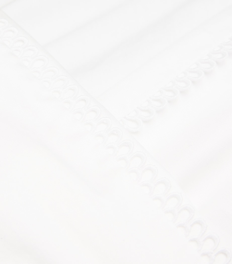 Cotton Scalloped Shirt FRESH WHITE Image 5