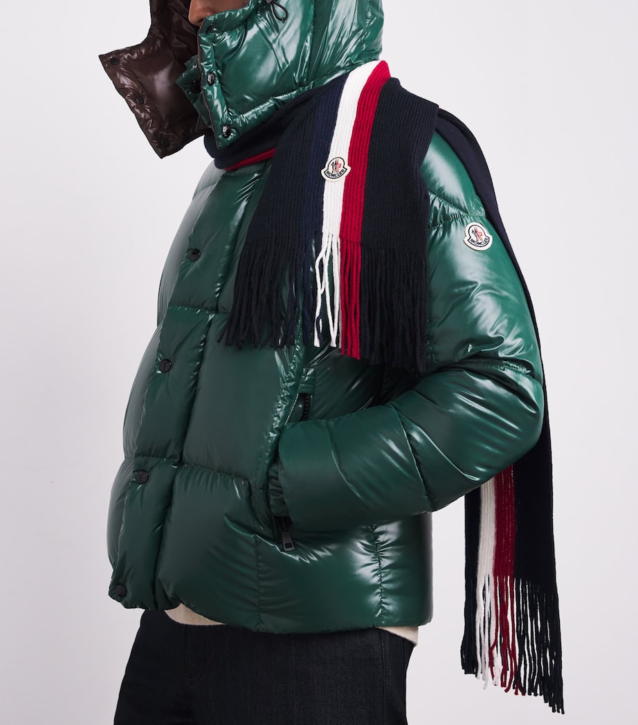 Virgin Wool Tricolour Scarf 742 Image 2