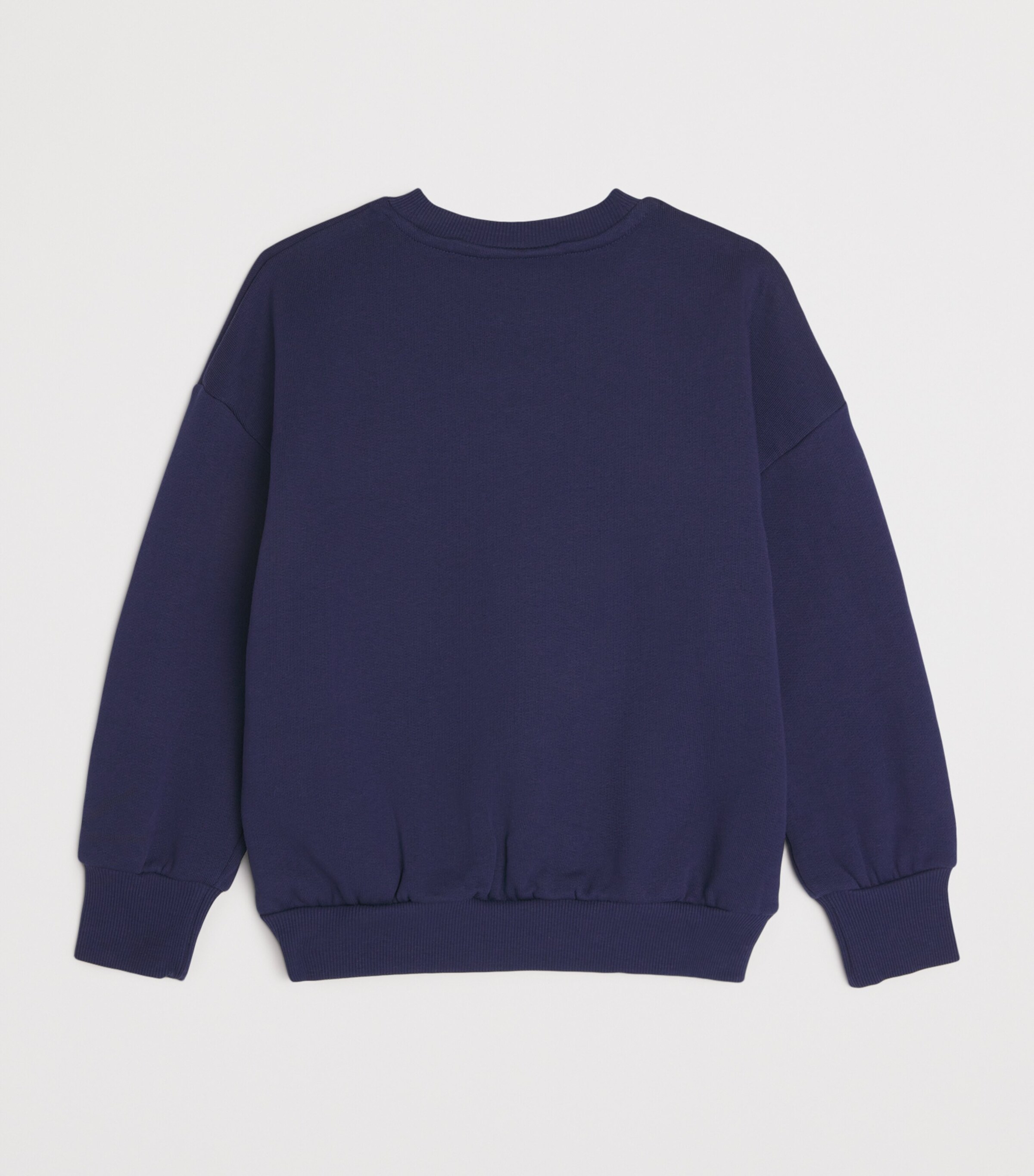 Mini Rodini Organic Cotton Dino-Appliqué Sweatshirt (3-11 Years) Blue Image 2