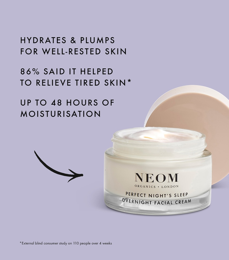 NEOM Perfect Night's Sleep Overnight Facial Cream (50ml) N/a Image 3