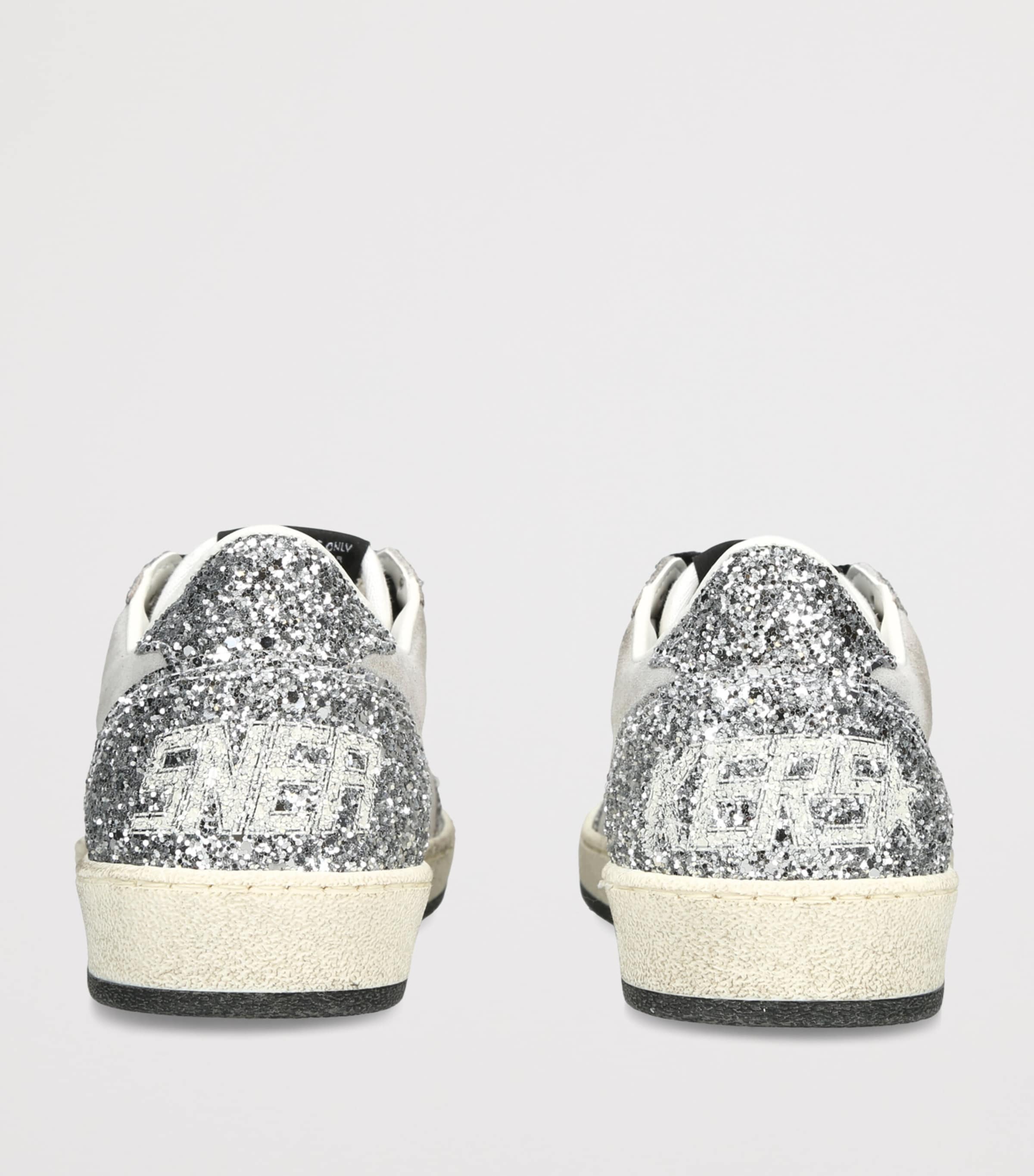 Golden Goose Glitter Ball Star Sneakers Silver Com Image 4