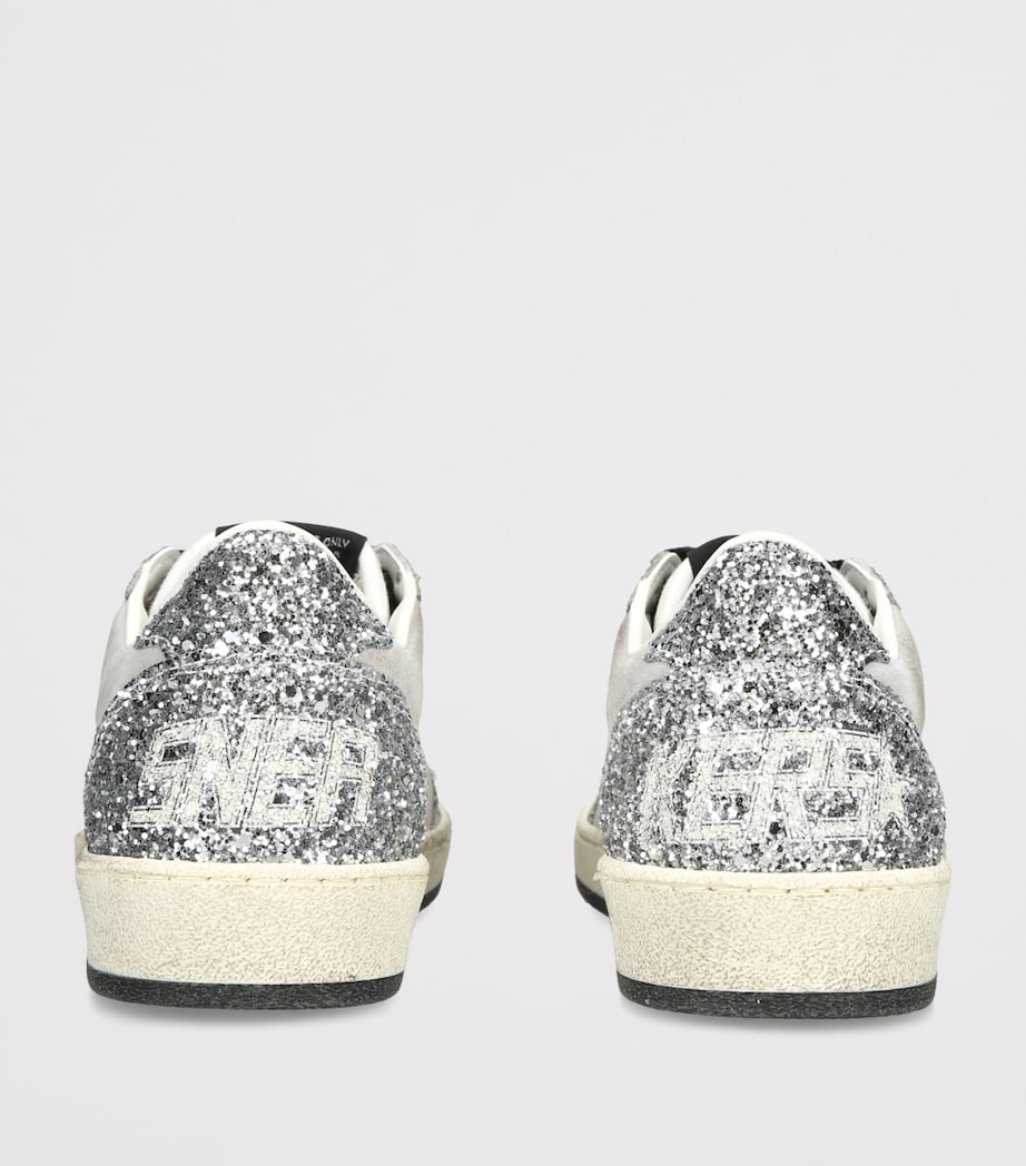 Golden Goose Glitter Ball Star Sneakers Silver Com Image 4
