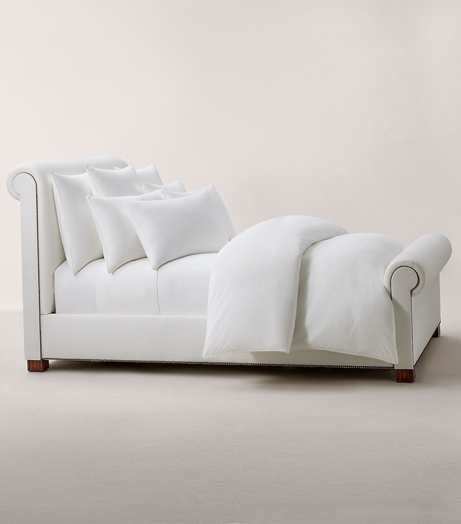 Cotton Super King Duvet Cover (260cm x 220cm) WHITE Image 1