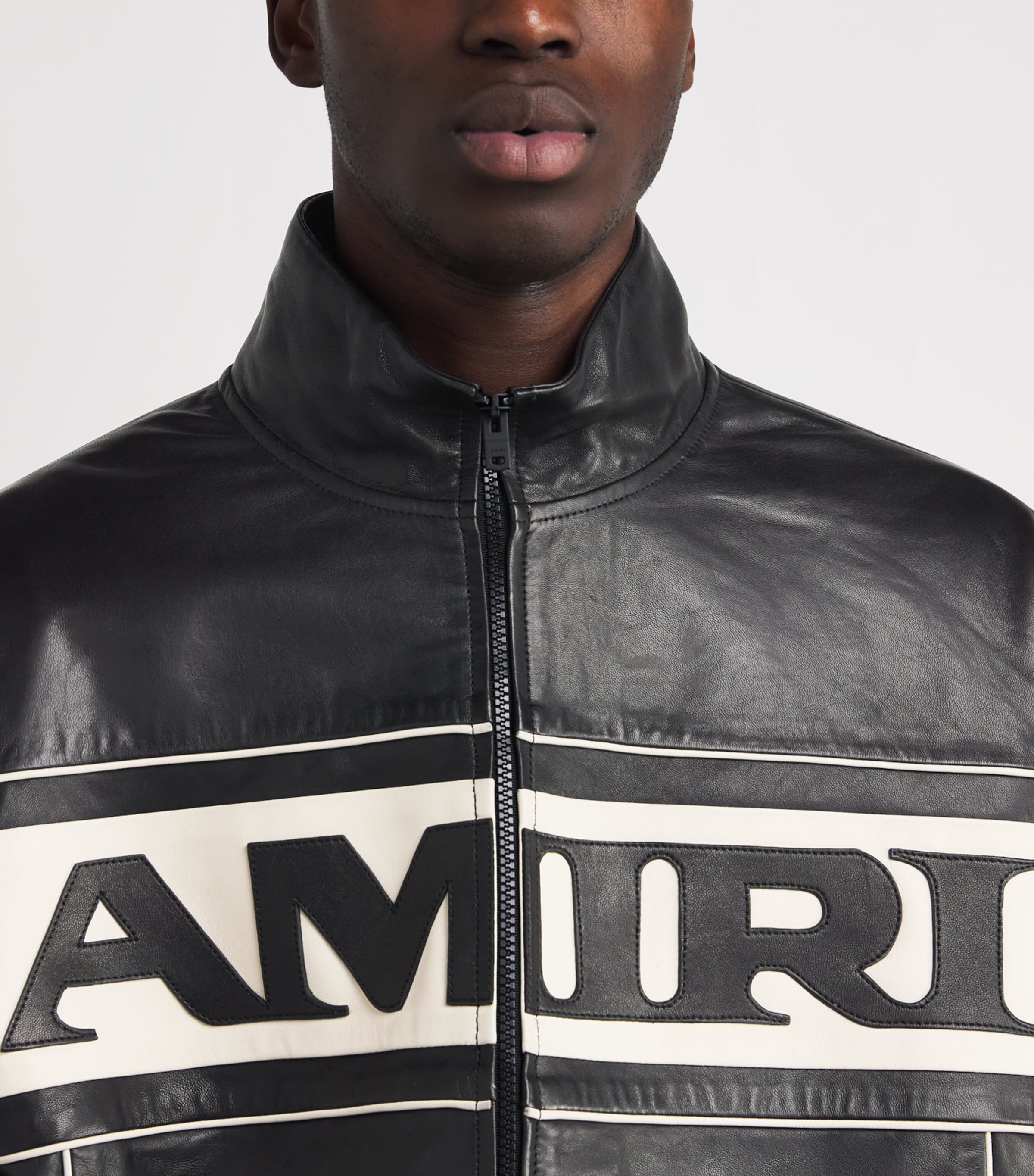 Sport Leather Jacket BLACK Image 6