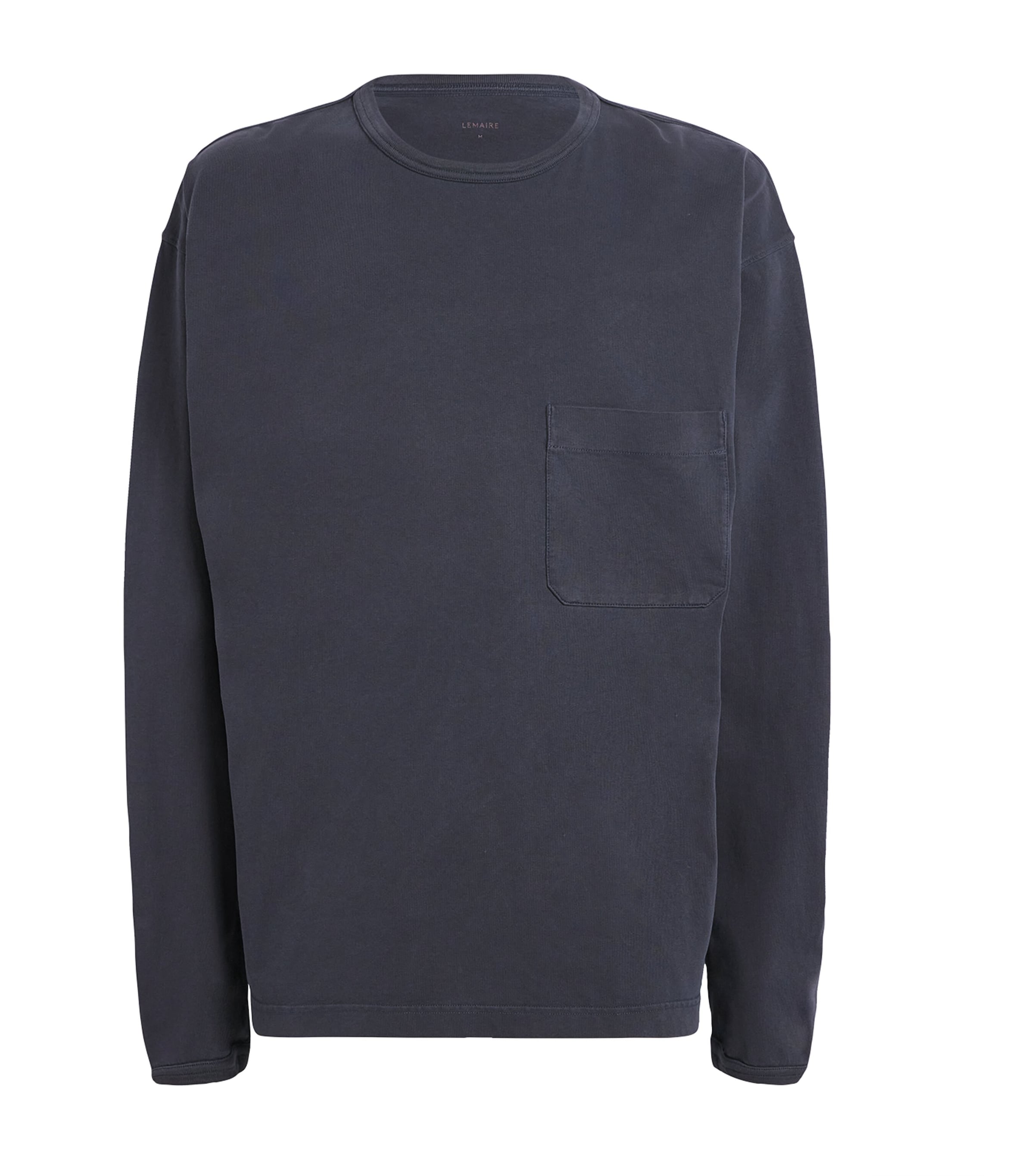 Lemaire Blue Cotton Long-Sleeve T-Shirt | Harrods US