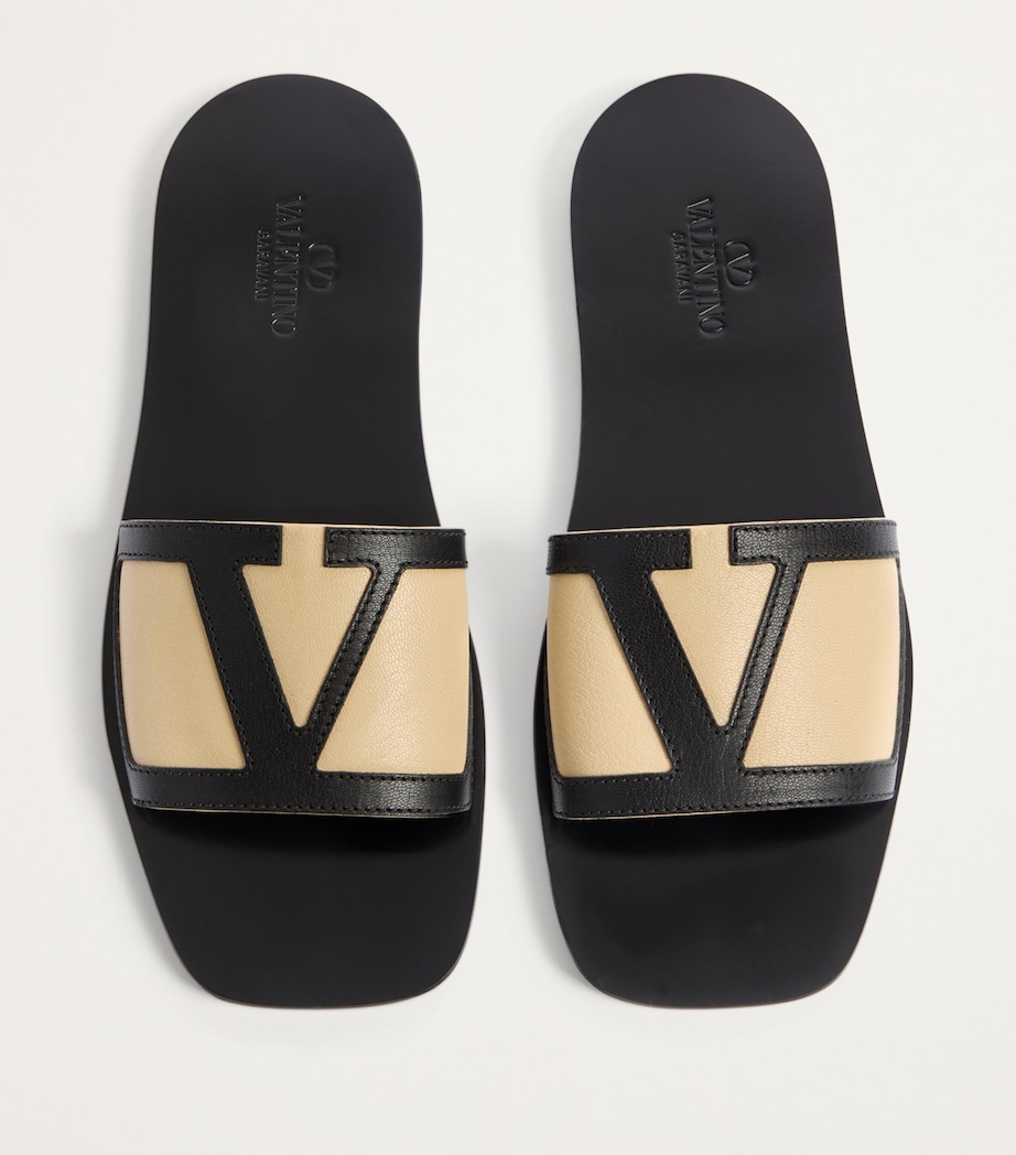 Leather Viva Superstar Slides RAV Image 2
