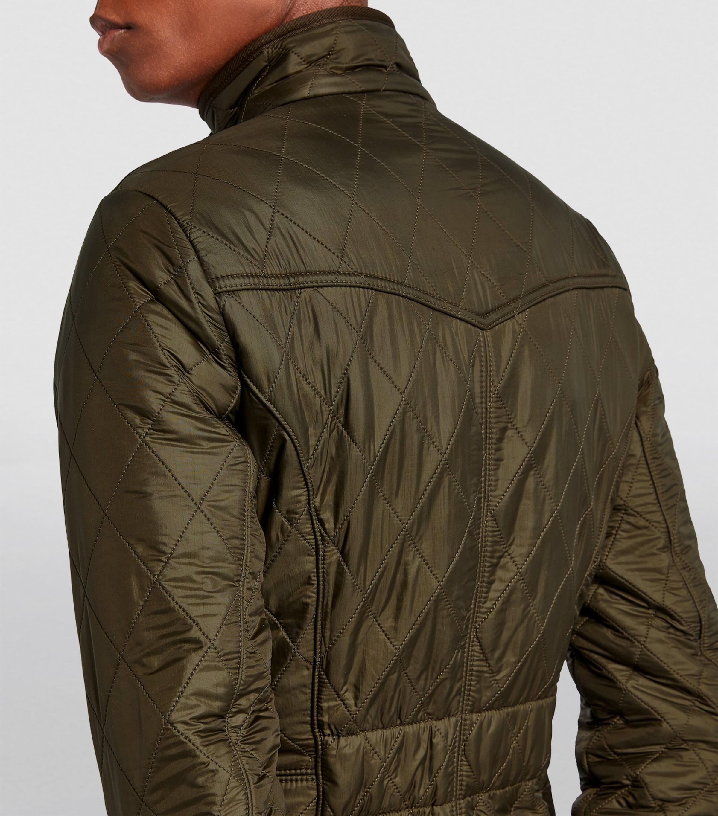 Polar Quilt Cavalary Coat OLIVE Image 5