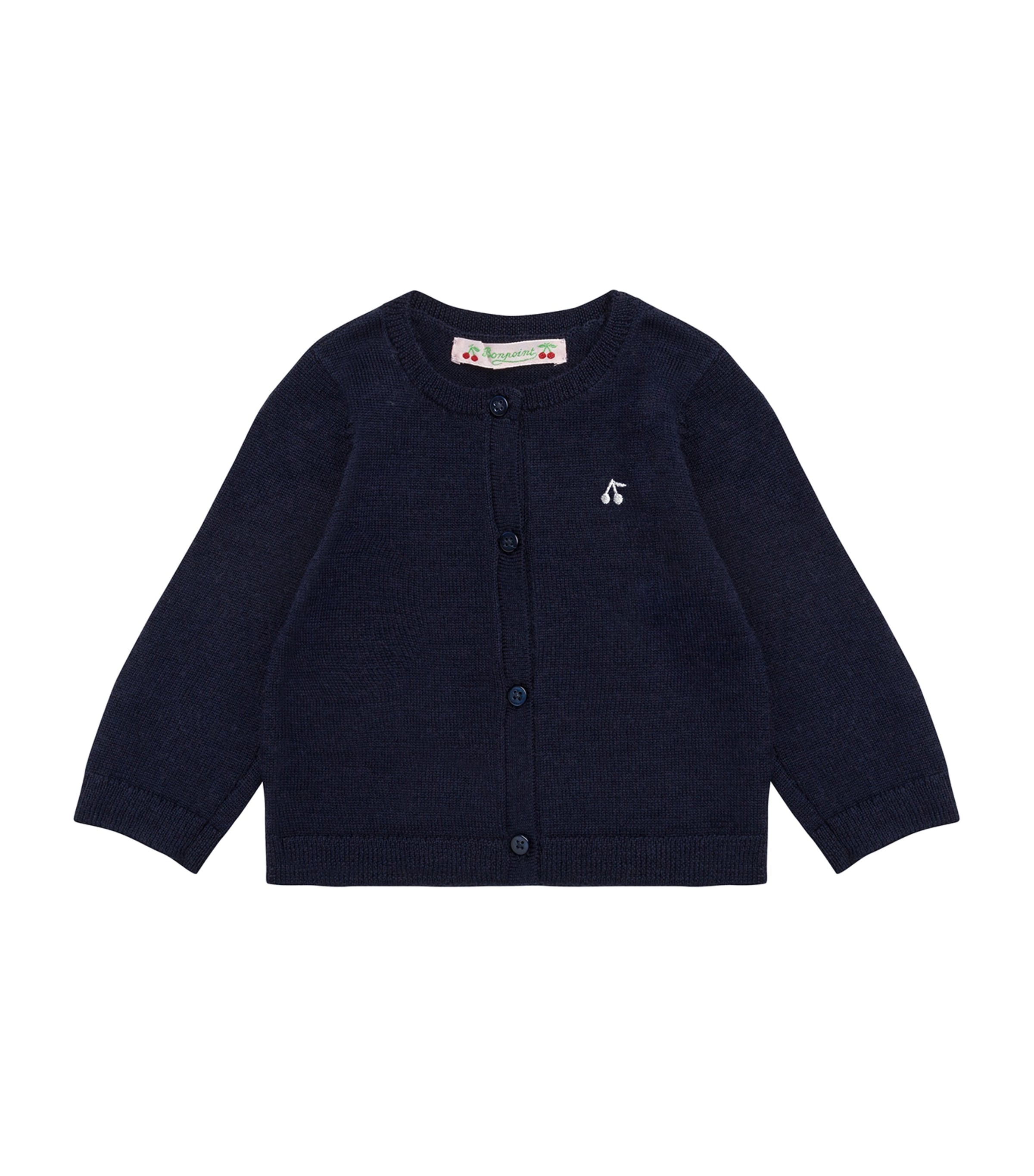 Bonpoint Wool Cherry Cardigan (3-18 Months) | Kids New In | Baby Clothing | Knitwear | Designers | Bonpoint
