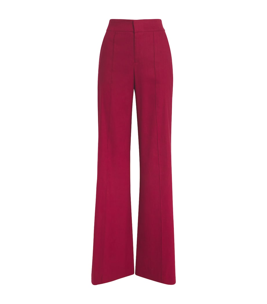 Dylan Wide-Leg Tailored Trousers L626 DARK CHERRY Image 1