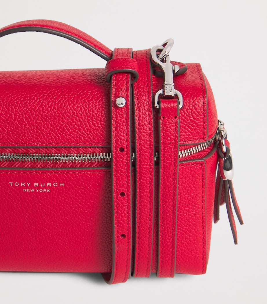 Leather Romy Slim Top-Handle Bag TORY RED Image 6