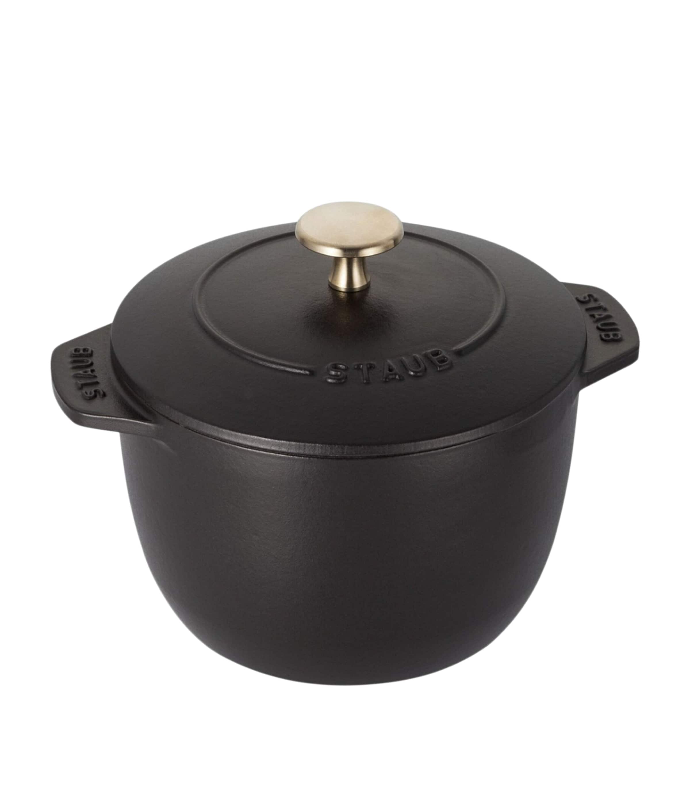Staub Rice Cocotte In Black