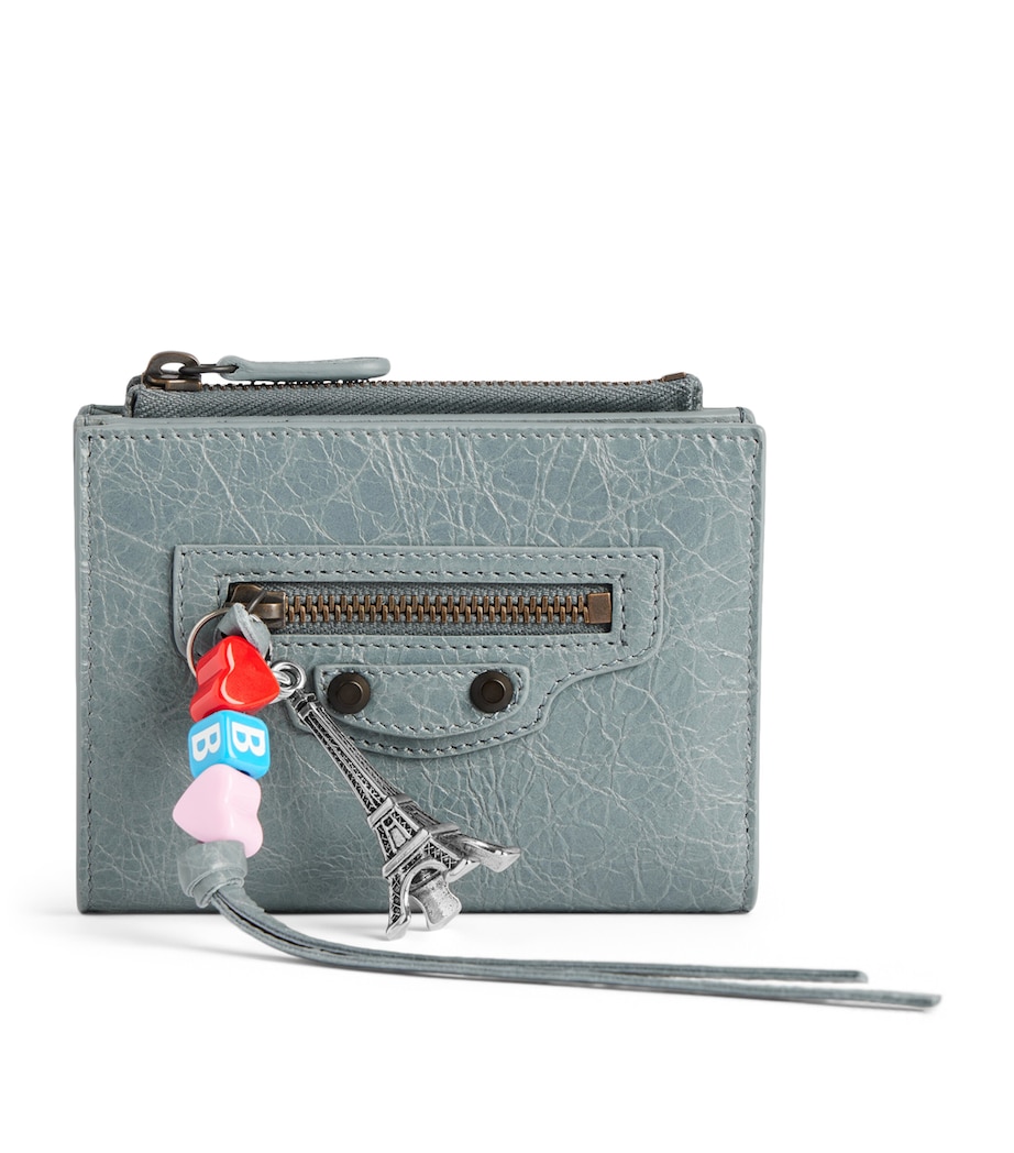 Balenciaga Crinkled Lambskin Le City Bifold Wallet Image 1
