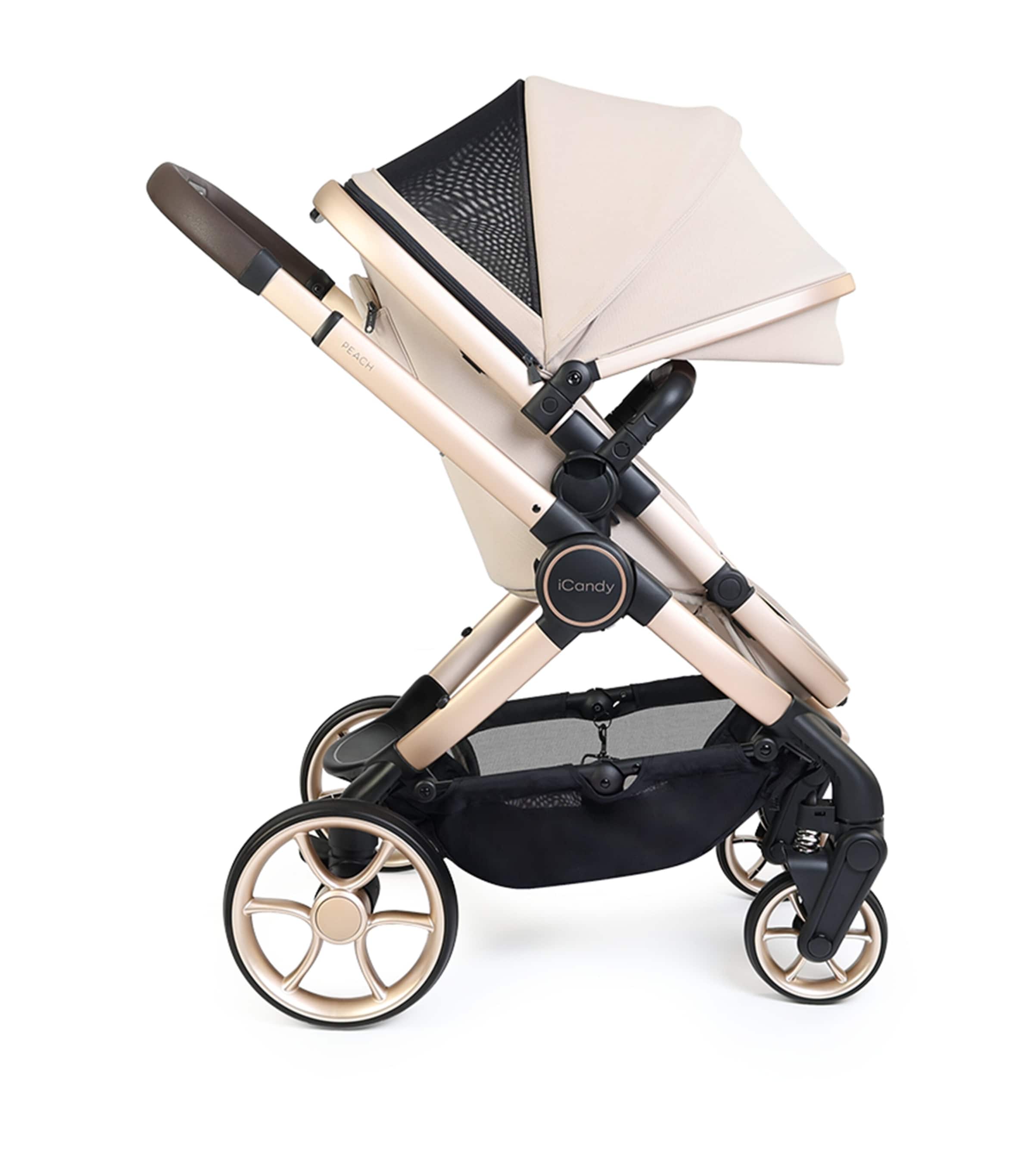 iCandy Peach 8 Pushchair and Carrycot Set Biscotti Image 7