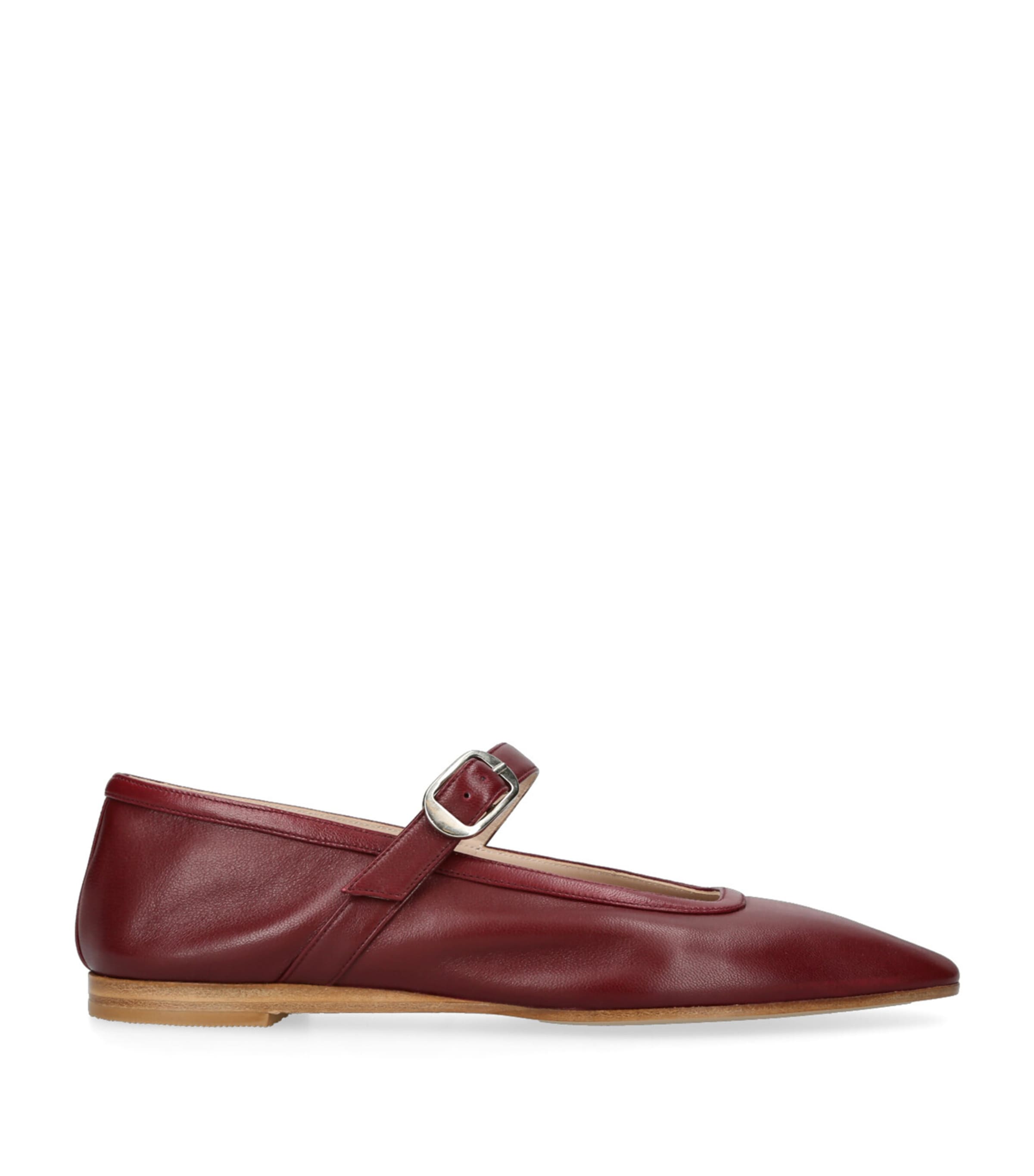 Le Monde Beryl Leather Mary Jane Ballet Flats | Harrods US