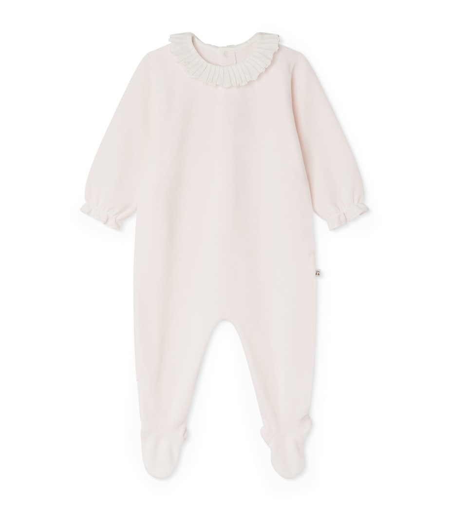 Cotton-Blend Héritière All-In-One Pyjamas (1-18 Months) ROSE PALE Image 1