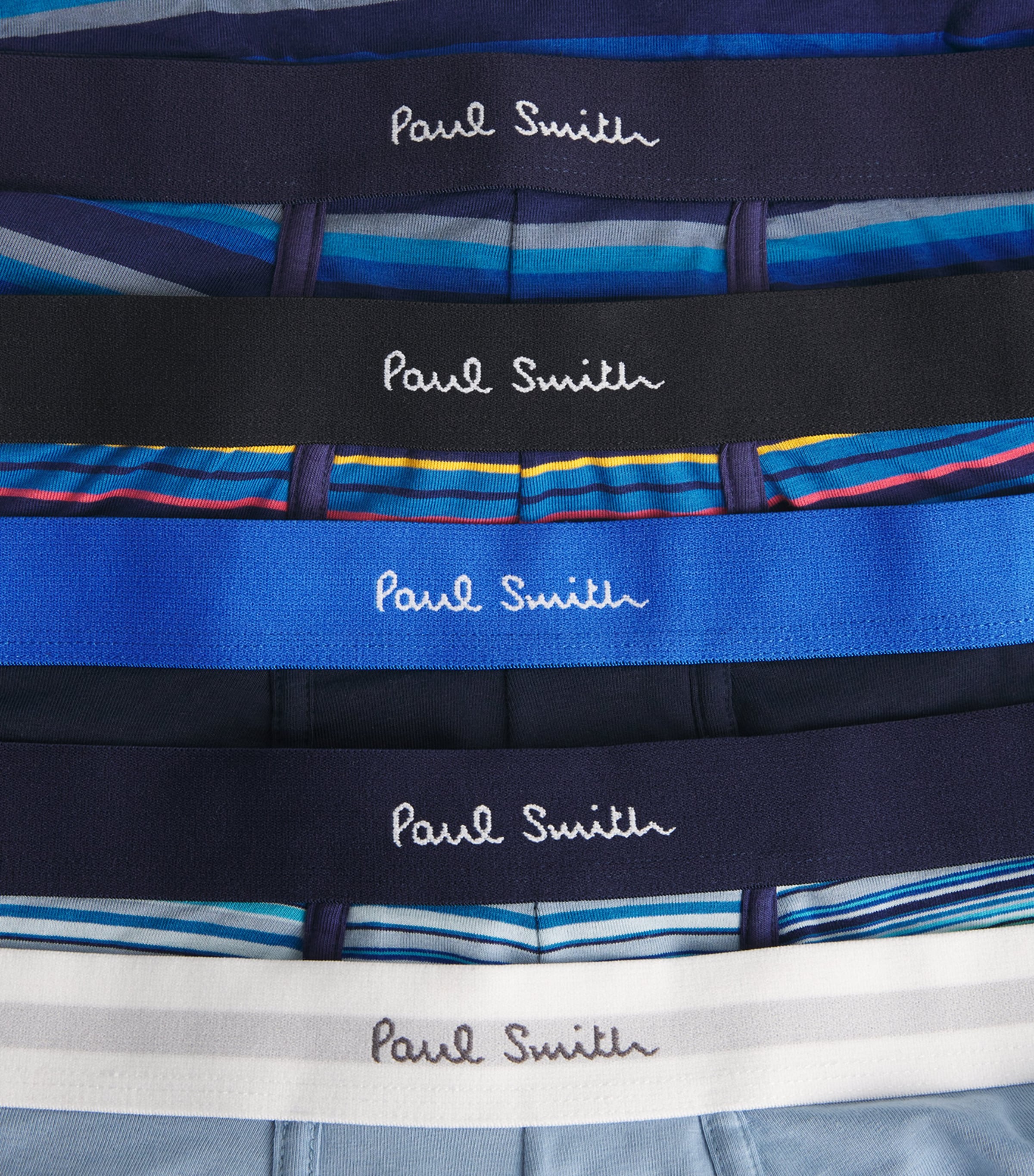 Stretch-Cotton Trunks (Pack of 5) 1A MUTICOLOUR Image 5