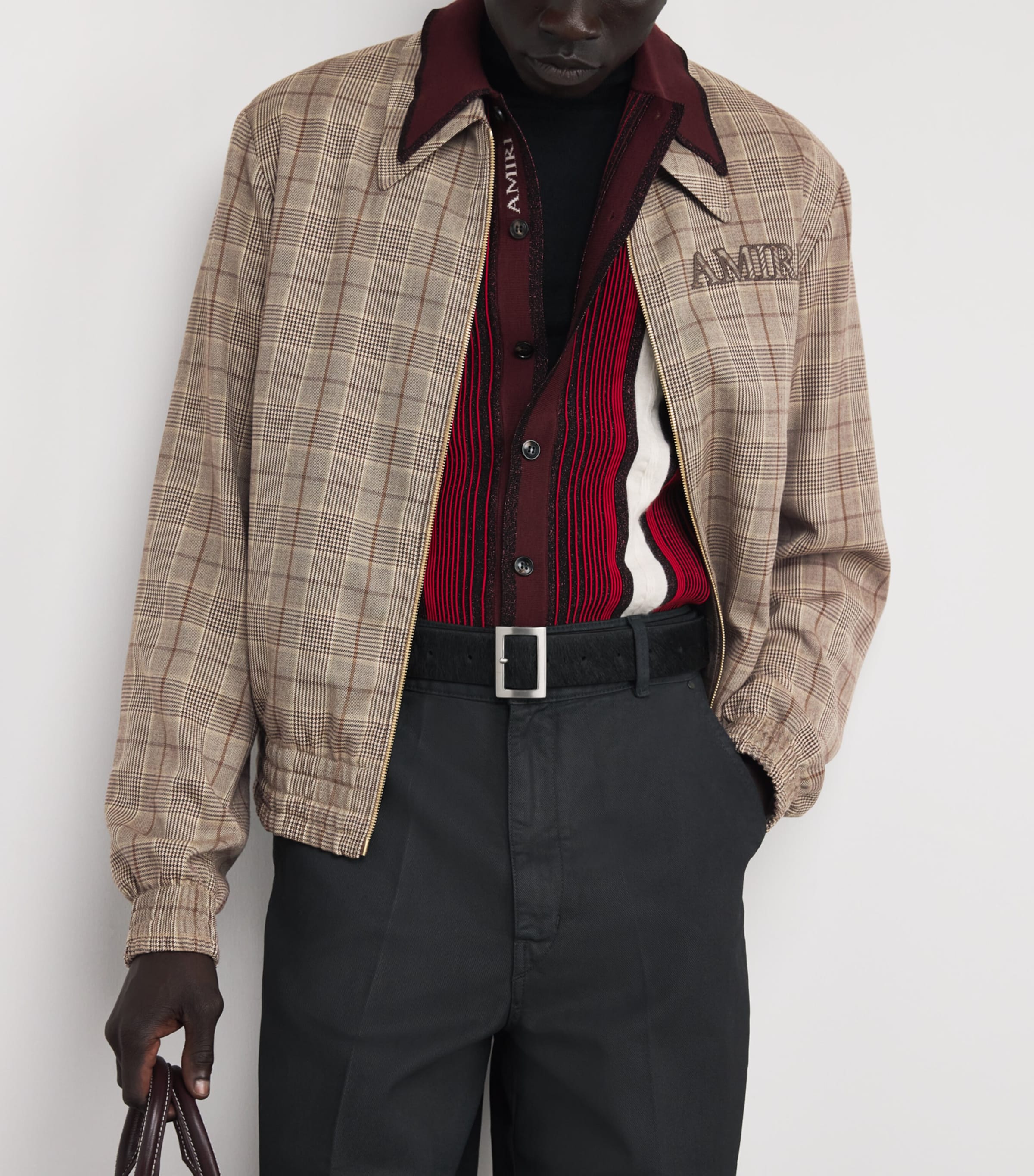 Check Bomber Jacket MALT 268 Image 6