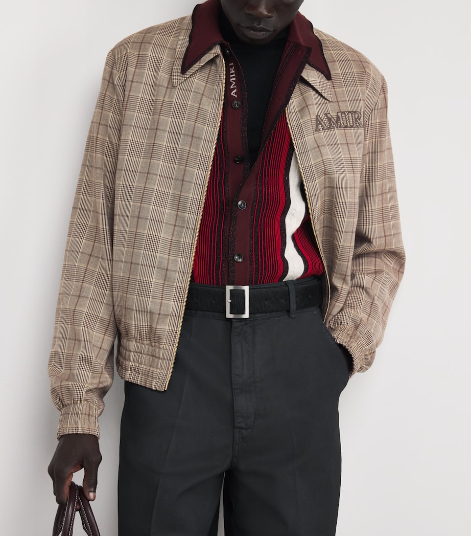 Check Bomber Jacket MALT 268 Image 6