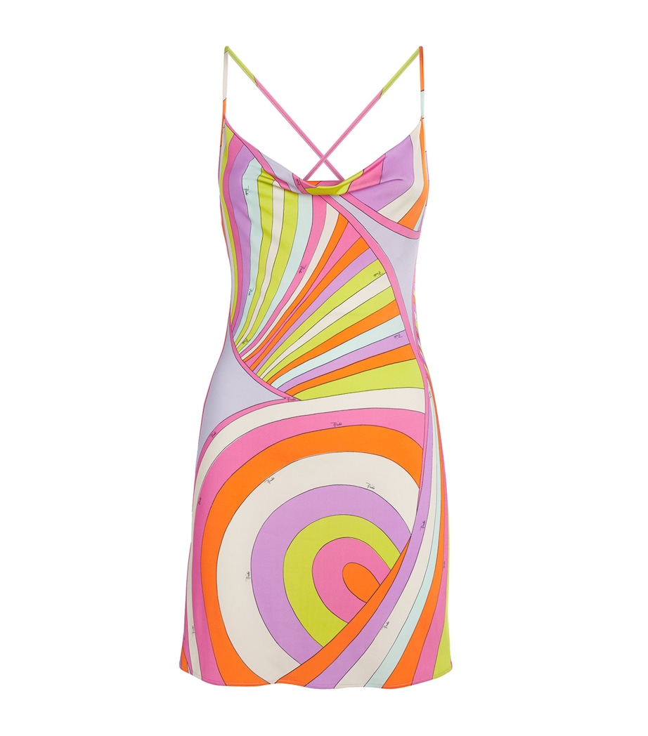 PUCCI Womens Jersey Iride Mini Dress Image 1