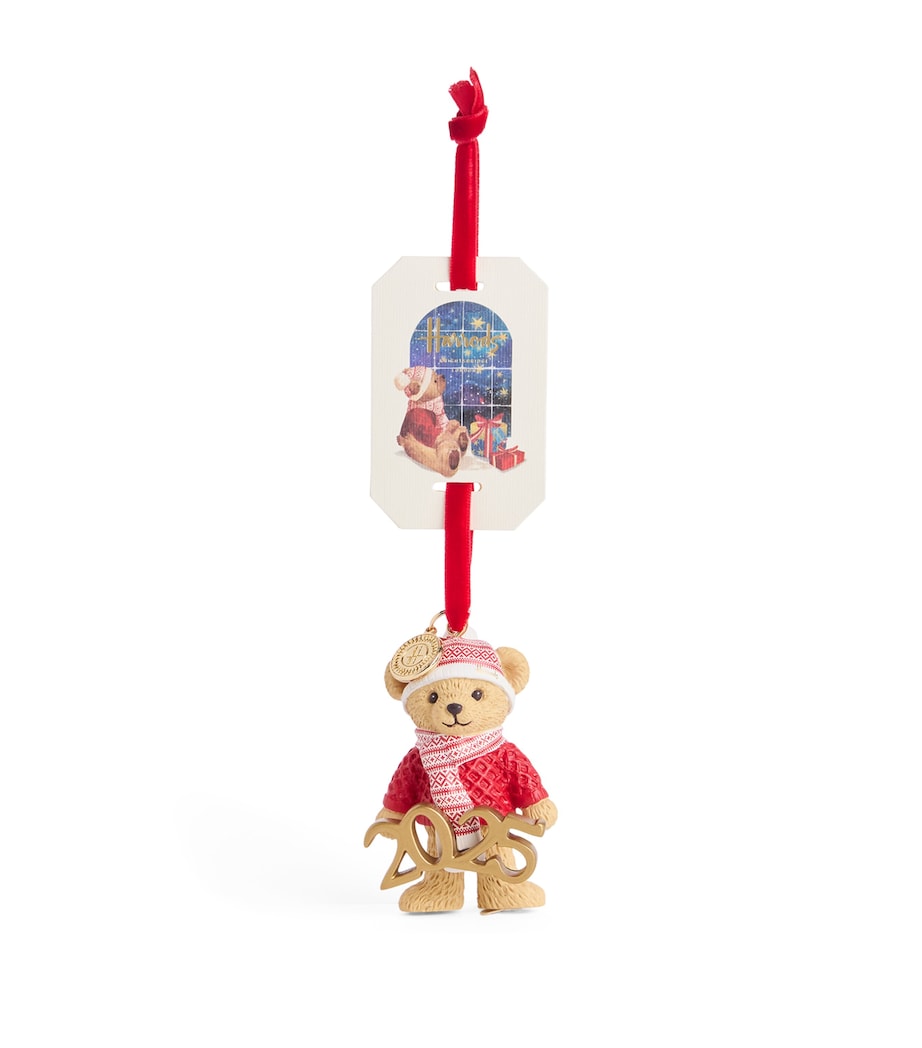 Christmas Bear 2025 Ornament BROWN Image 1