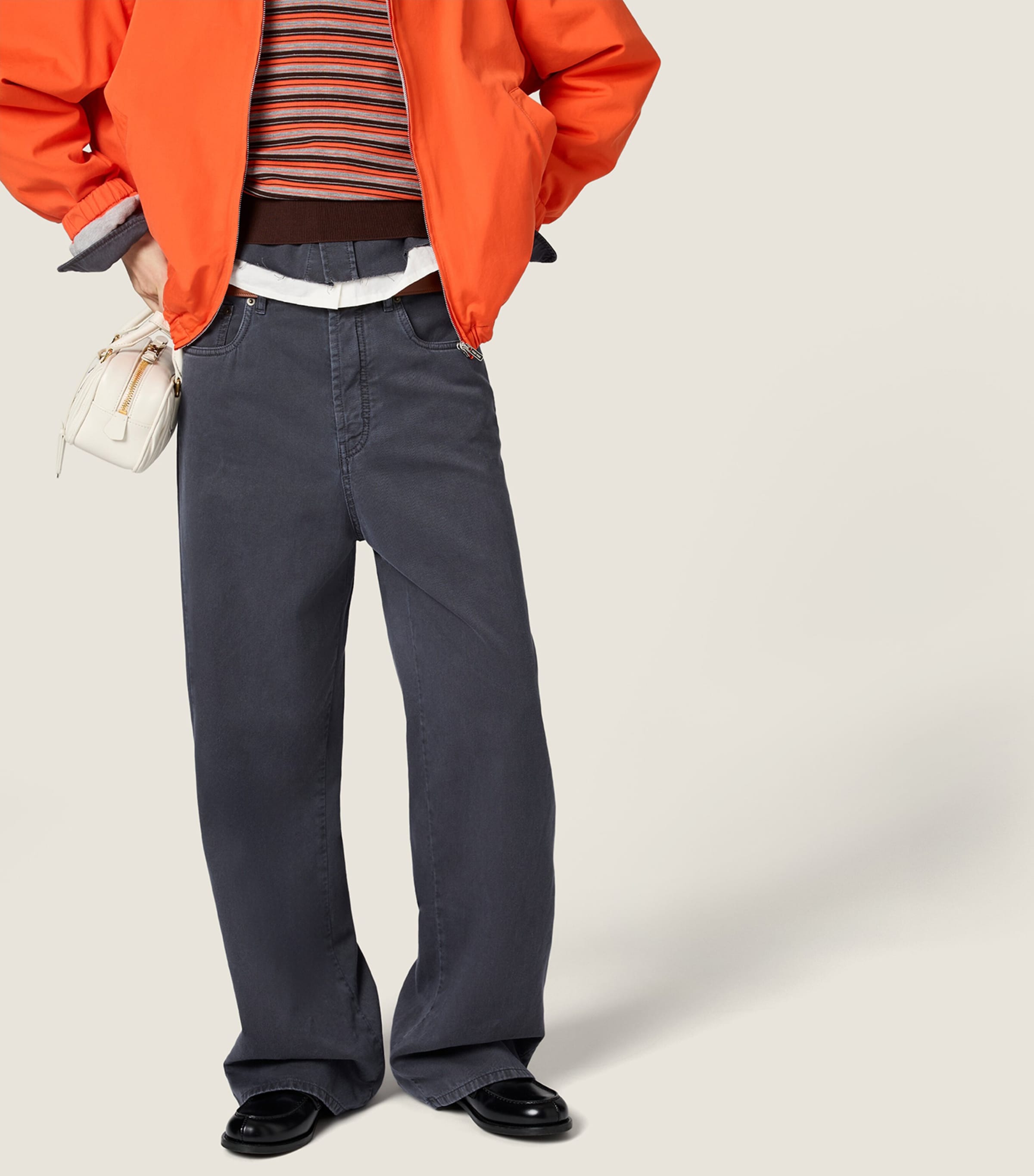 Miu Miu Womens High-Rise Straight Jeans Image 4