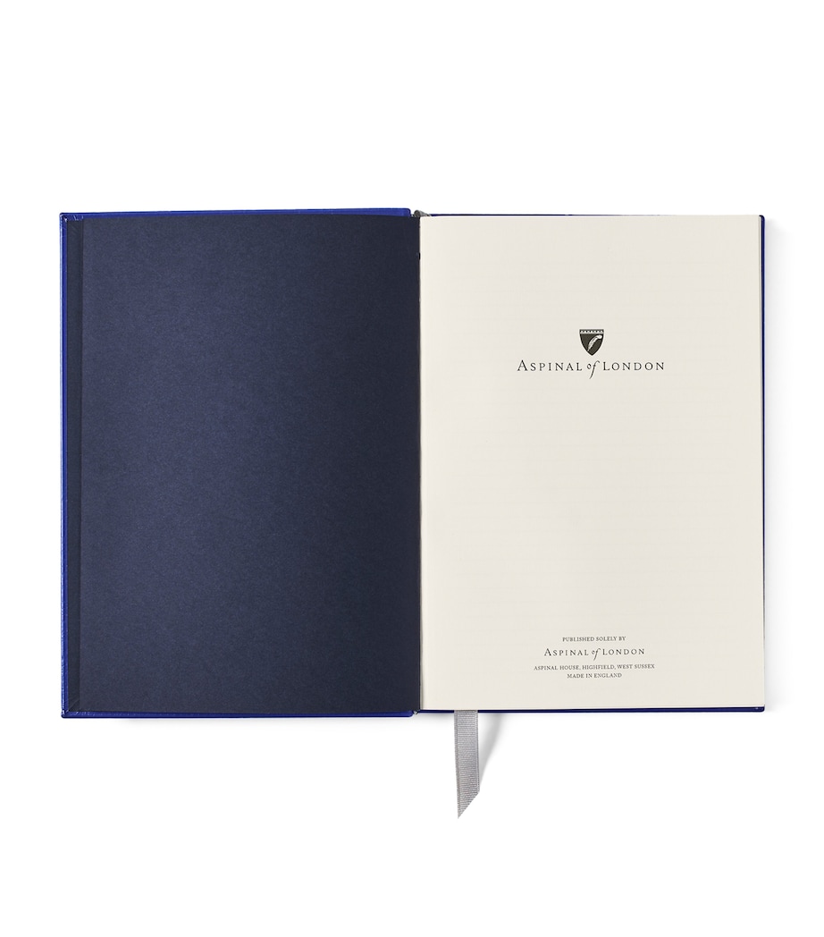 Leather Bound A5 Notebook COBALTBLUE Image 5