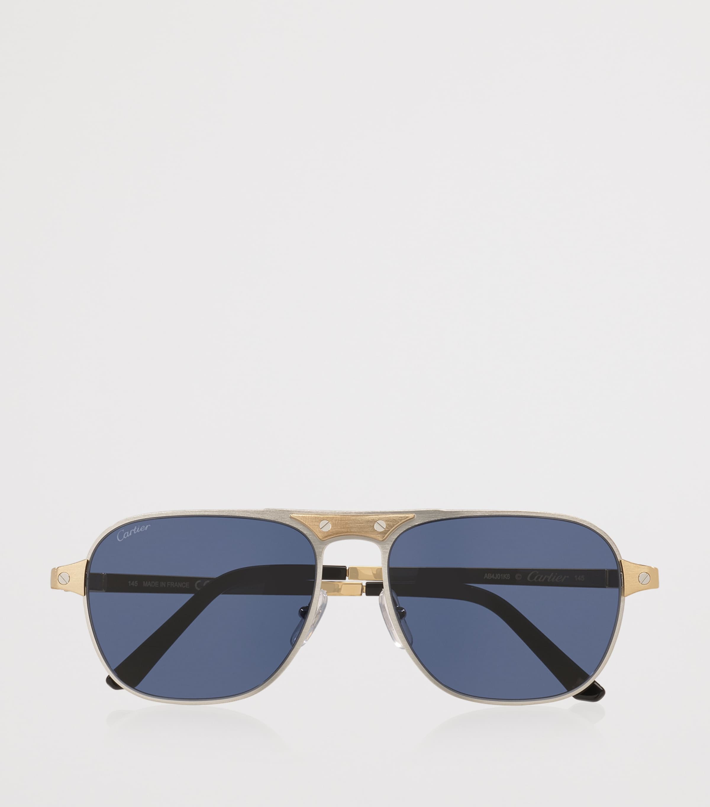 Rectangular Aviator Sunglasses 4100B1 Image 5