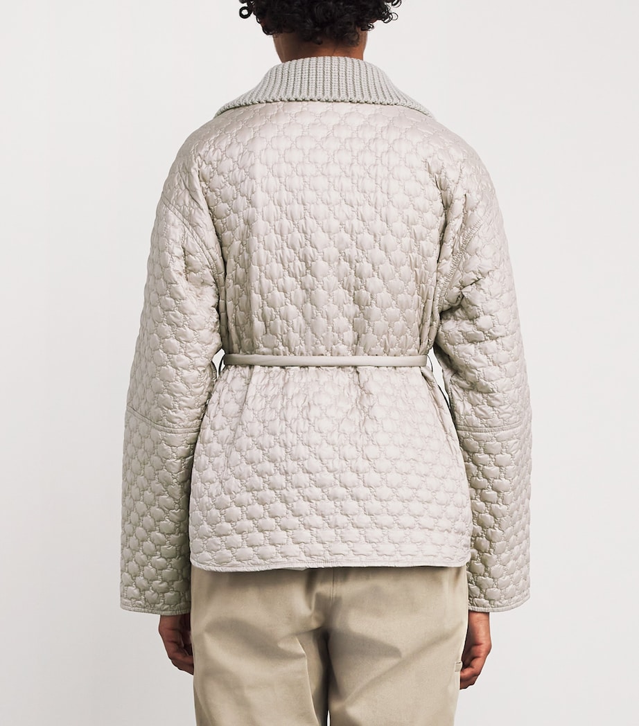 Down Water-Repellent Belted Raray Jacket 268 Image 4