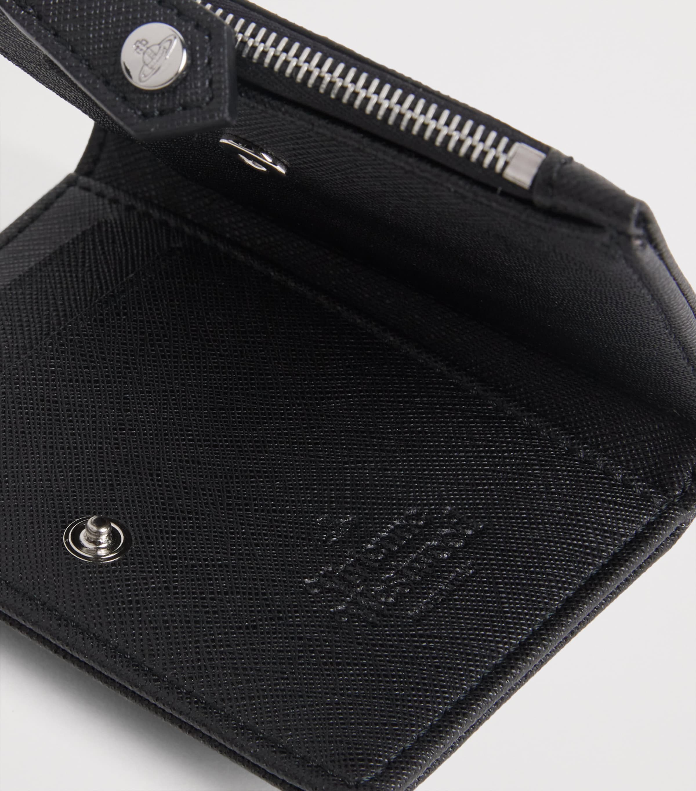 Vivienne Westwood Saffiano Leather Card Holder Black Image 3
