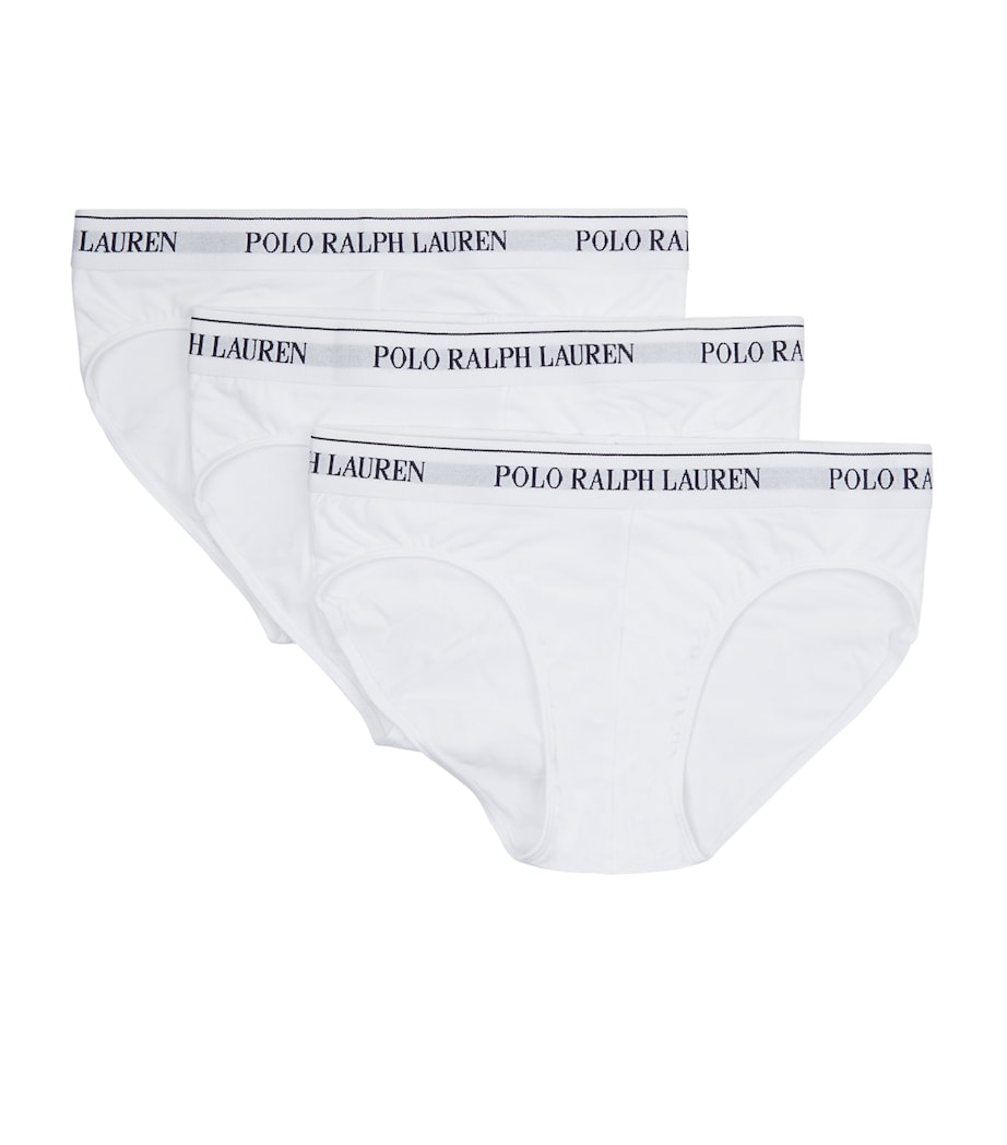 Low-Rise Briefs (3-Pack) WHITE Image 1