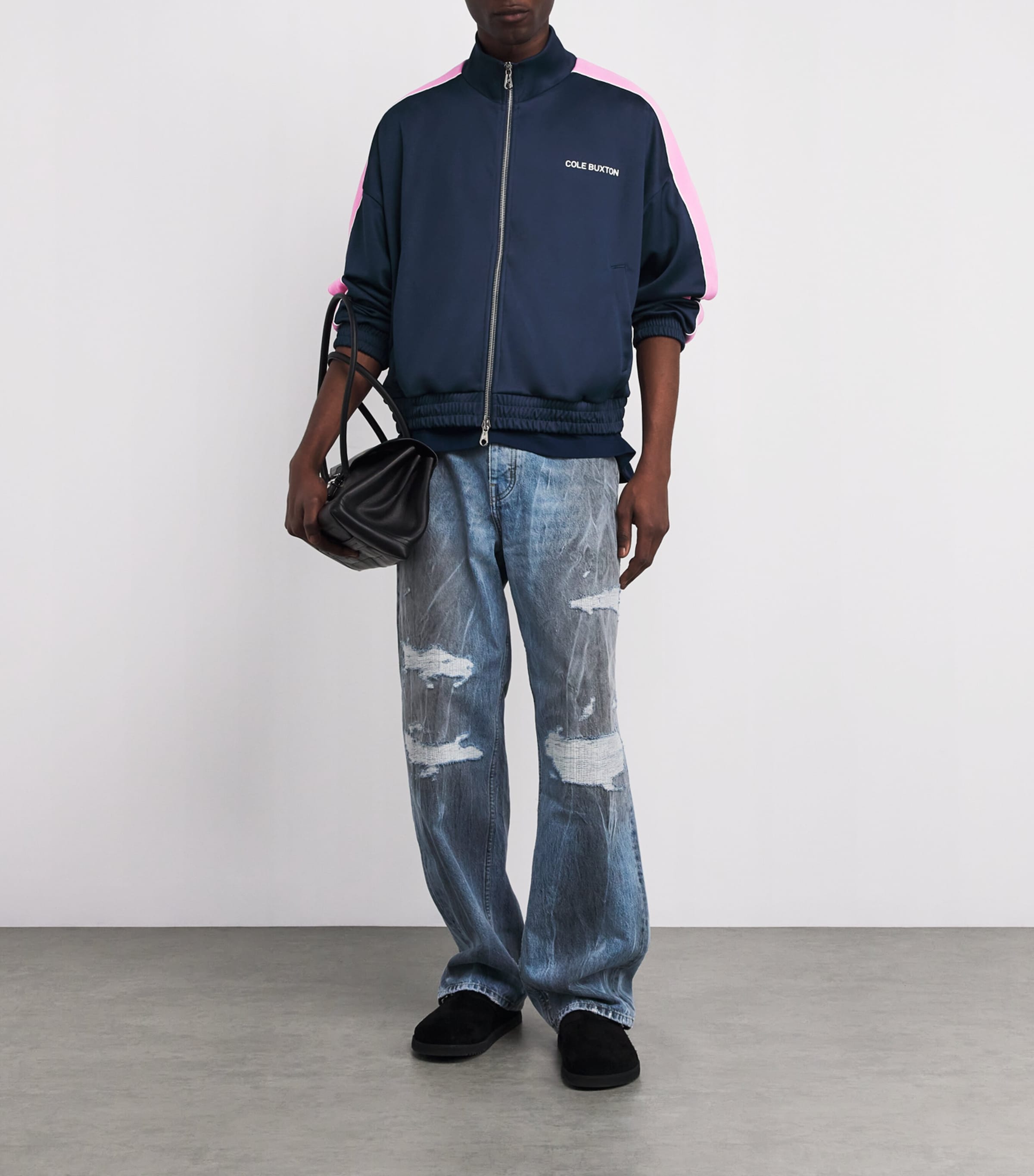 Interlock Track Jacket 050 BLUE/PINK Image 2