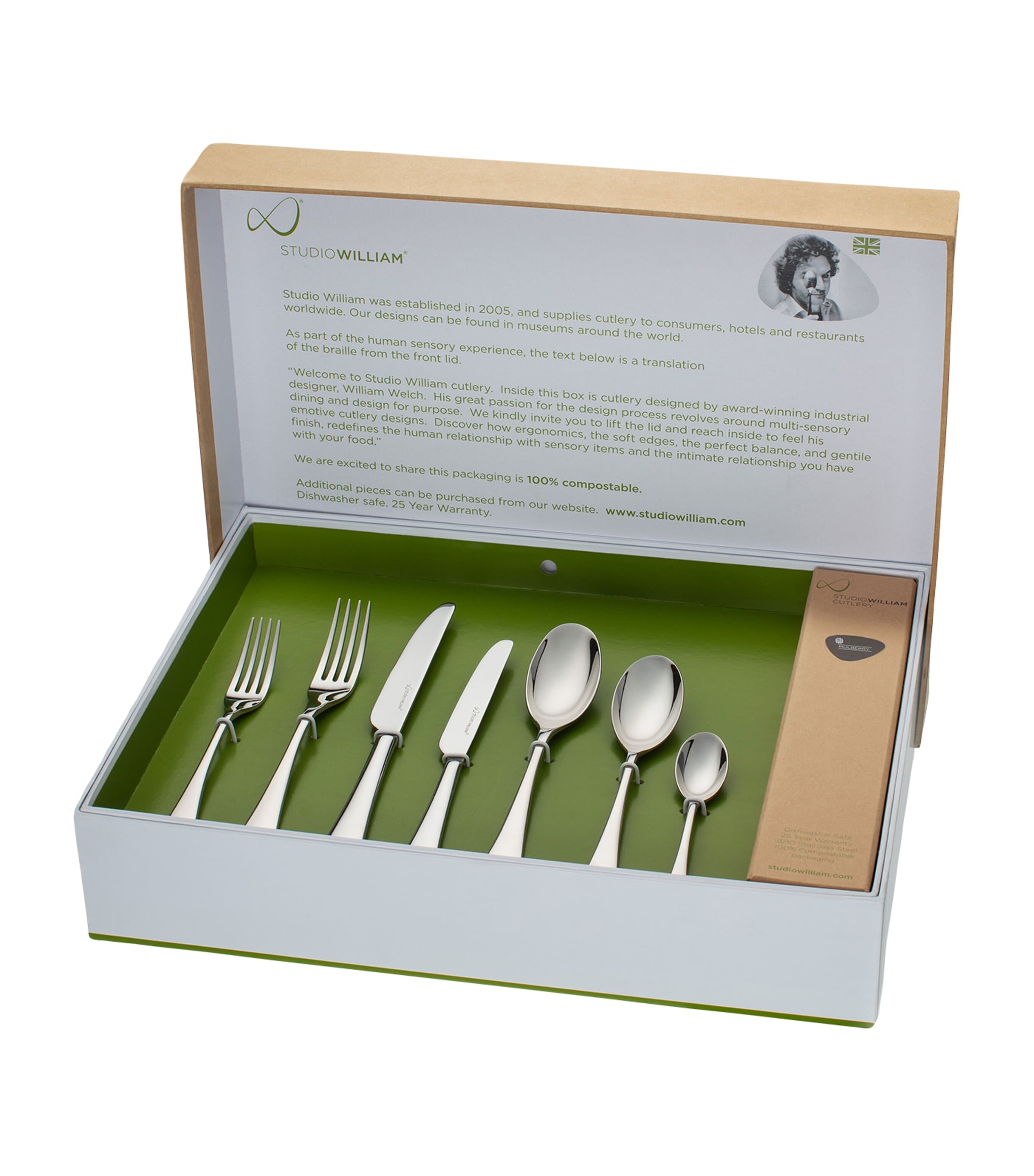Mirrored Mulberry 84-Piece Cutlery Set MIRROR FINISH Image 7