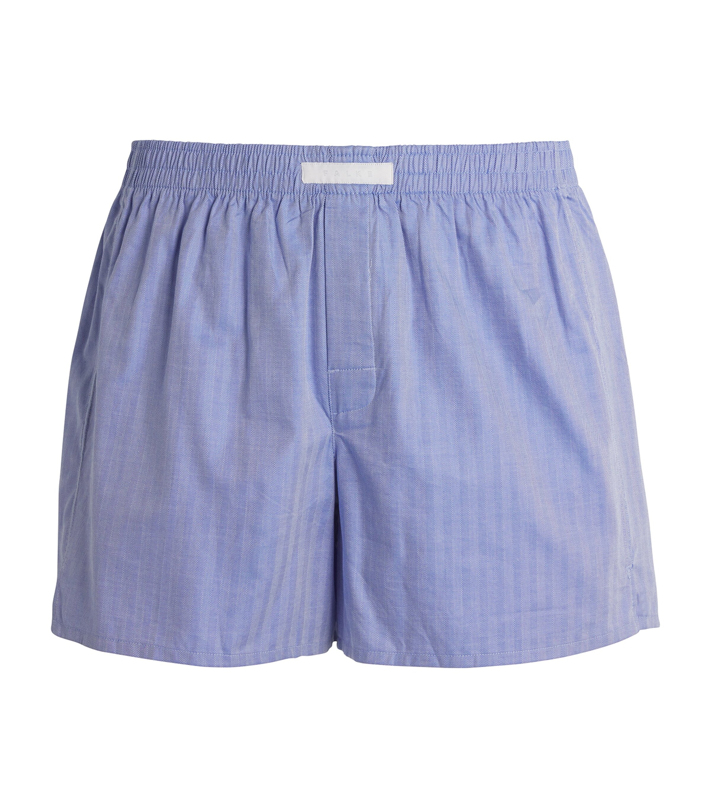 Falke Mens Cotton Boxer Shorts Blue Image 1