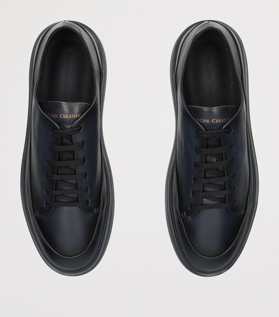 Officine Creative Leather Release Sneakers Blue/dark Image 3