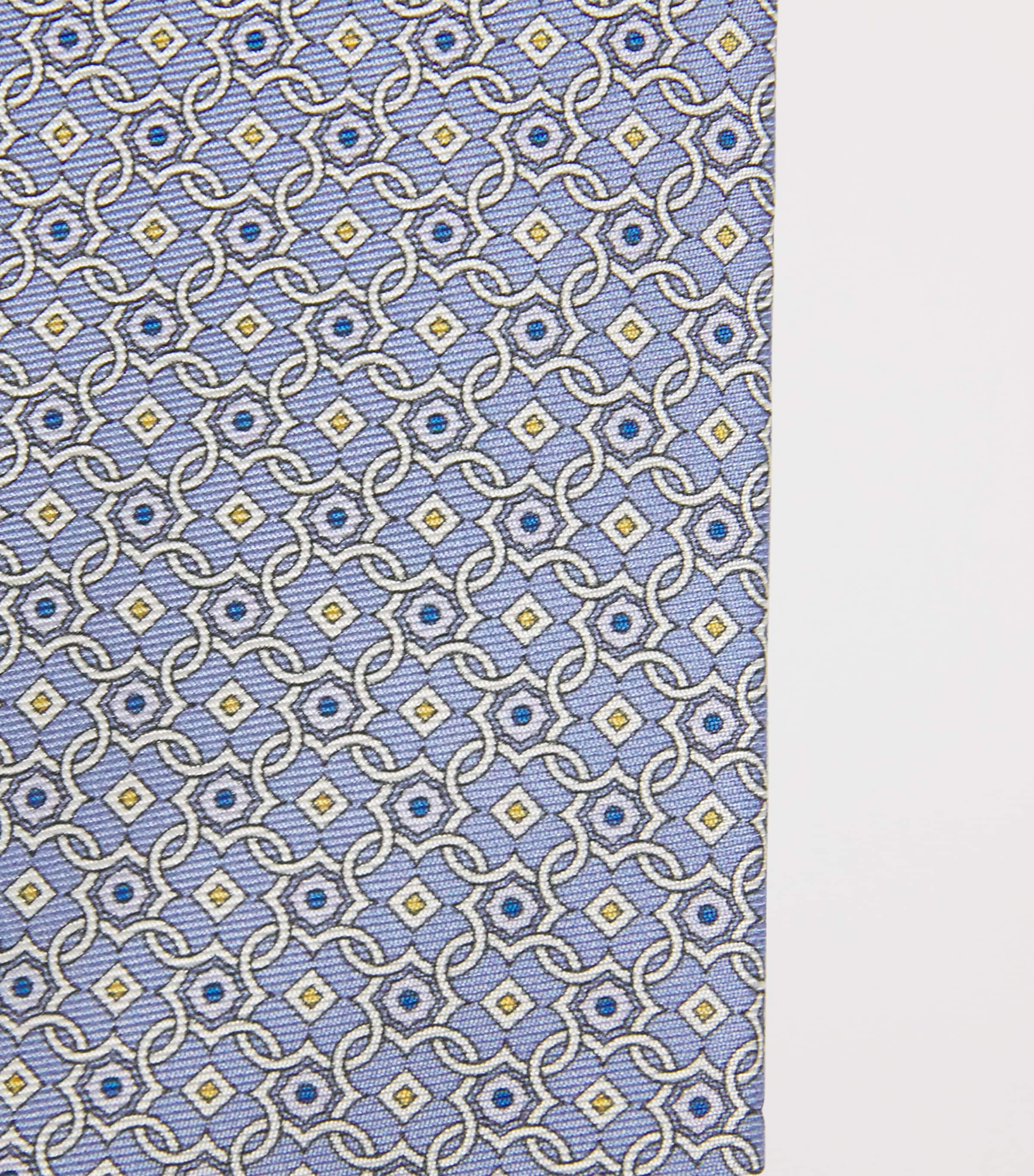 Eton Silk Jacquard Tie Mid Purple Image 3