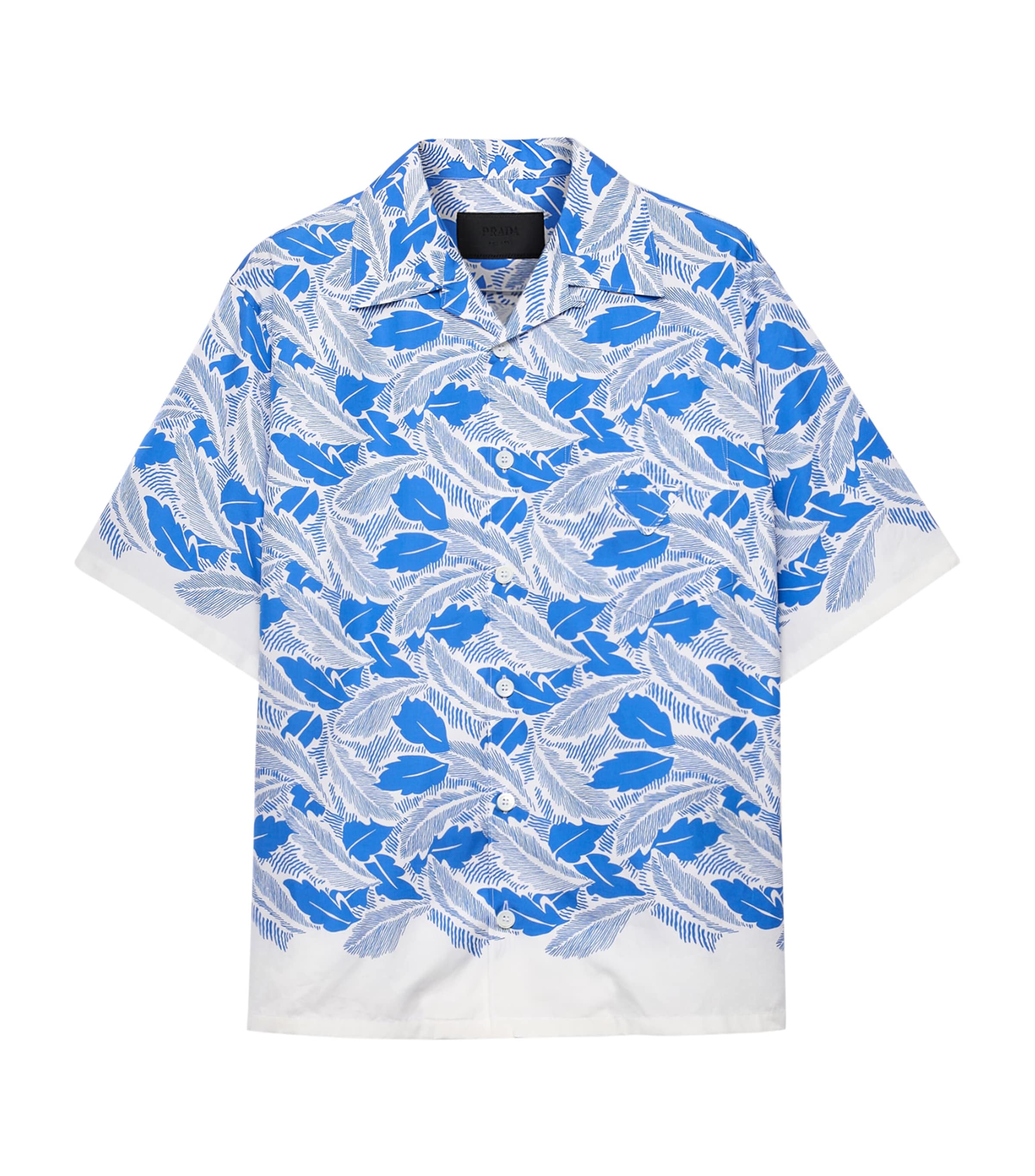 Prada Mens Cotton Printed Shirt Image 1