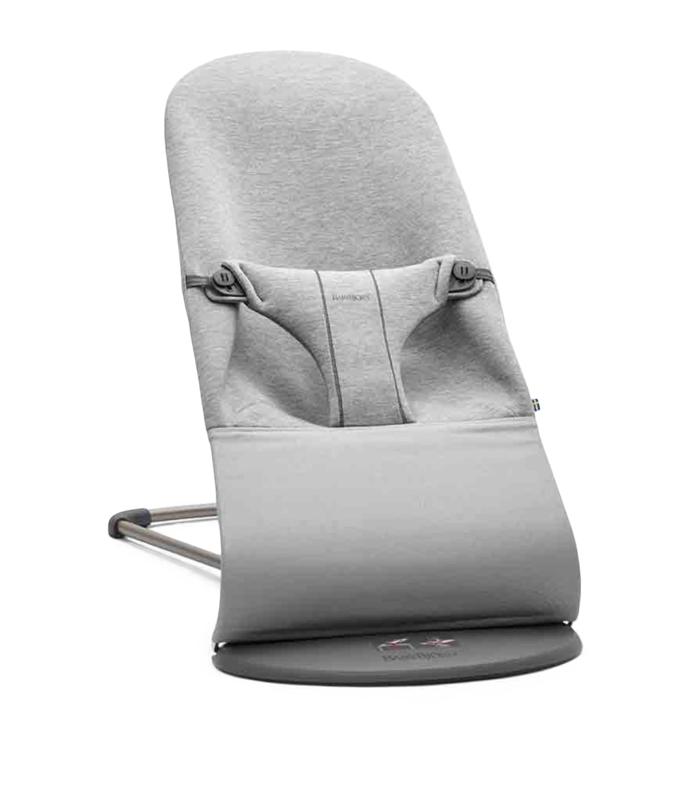 BabyBjörn 3D Jersey Bliss Baby Bouncer and Rocker Sand Grey Image 1